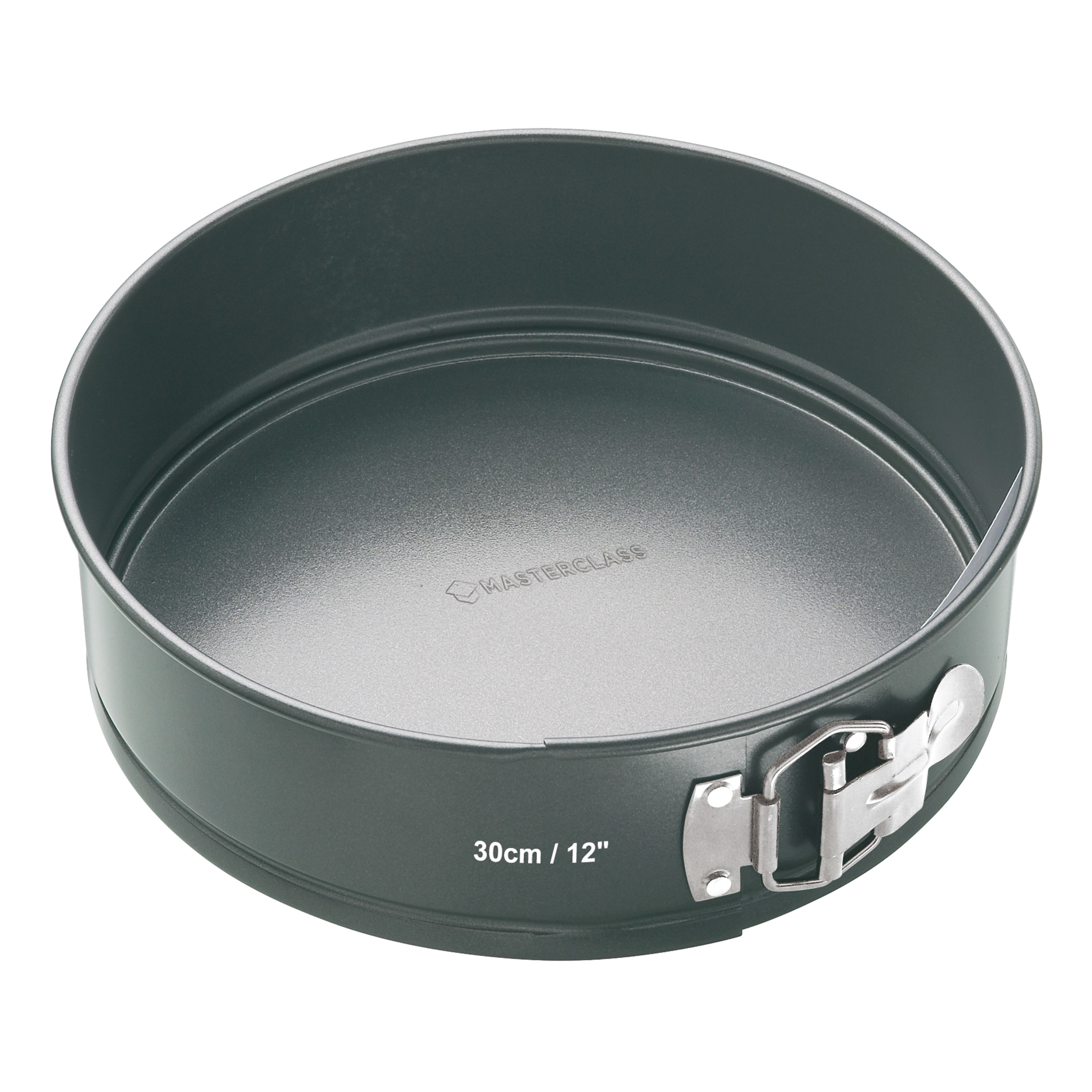 Masterclass Non-Stick Round Loose Base Spring Form Cake Pan - 30 x 7cm