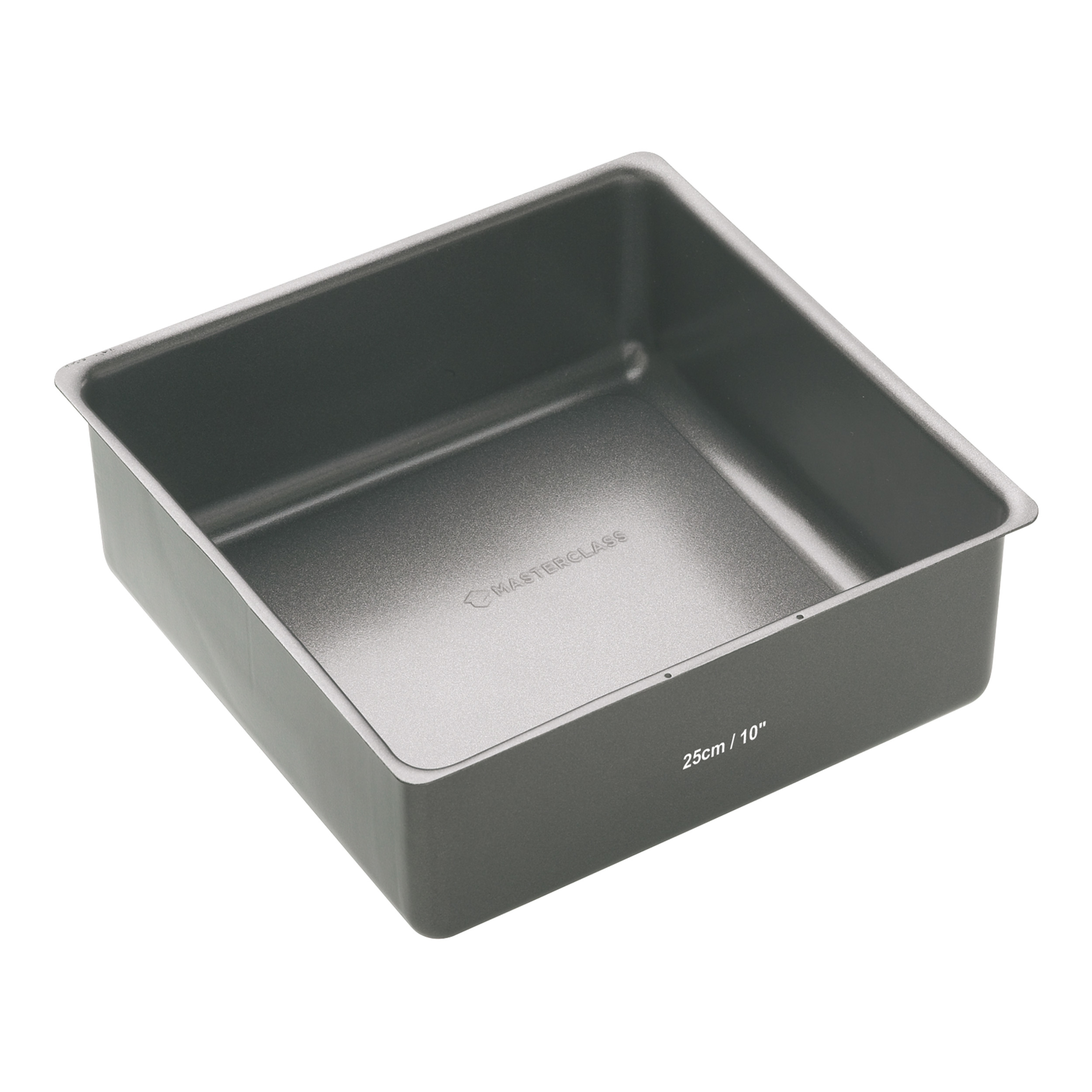 Masterclass Non-Stick Square Loose Base Deep Cake Pan - 25 x 8cm