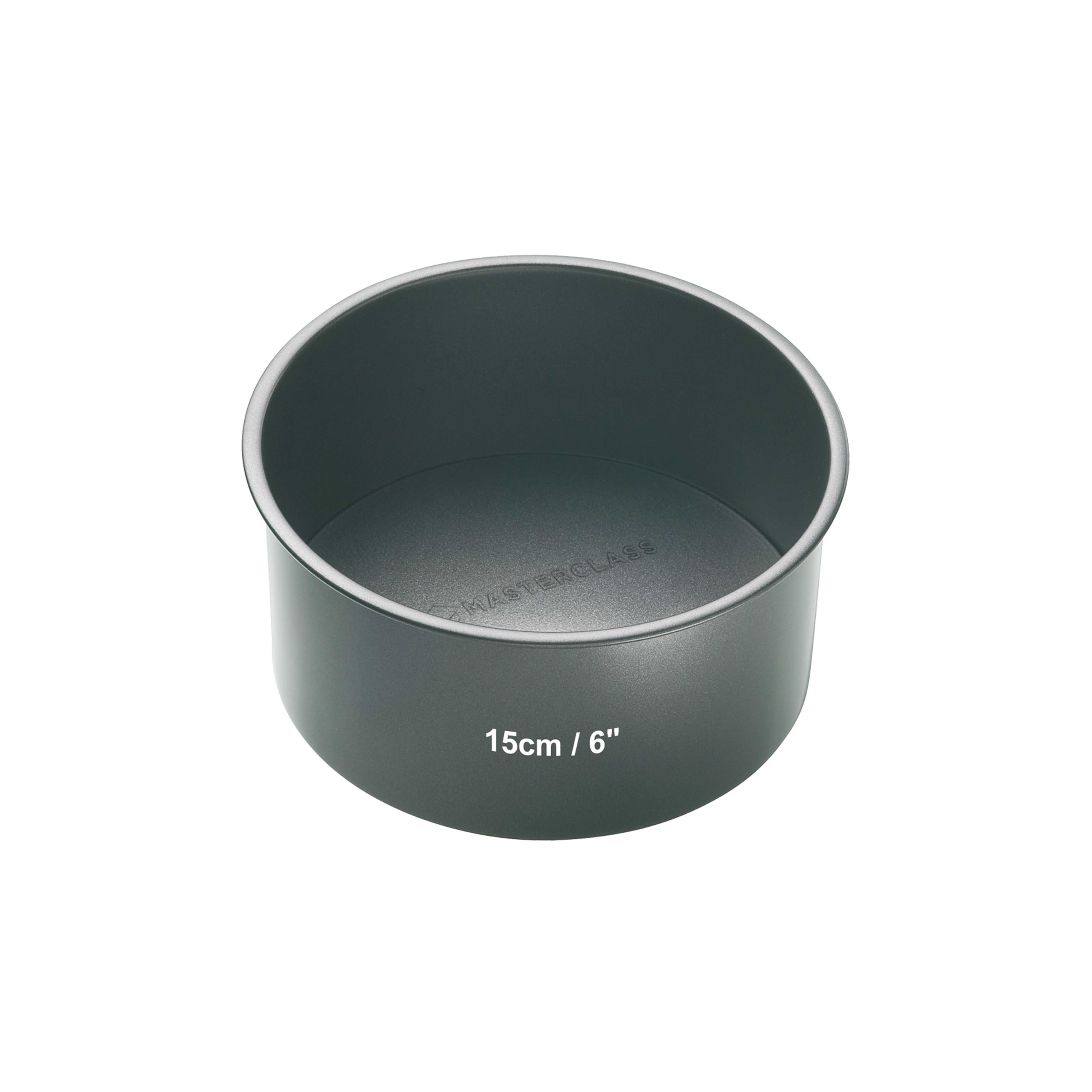 Masterclass Non-Stick Round Loose Base Deep Cake Pan - 15 x 6.5cm