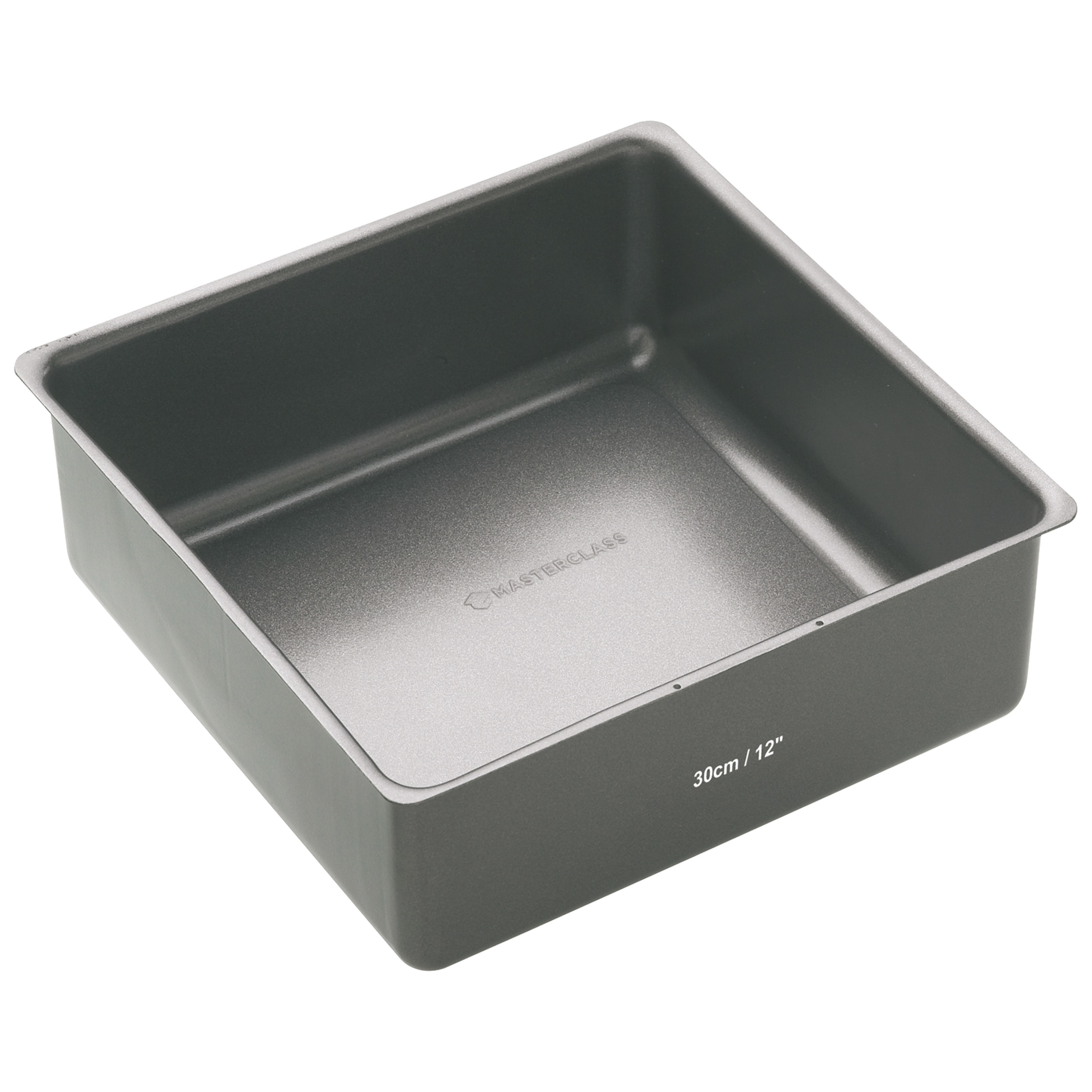 Masterclass Non-Stick Square Loose Base Deep Cake Pan - 30 x 9.5cm