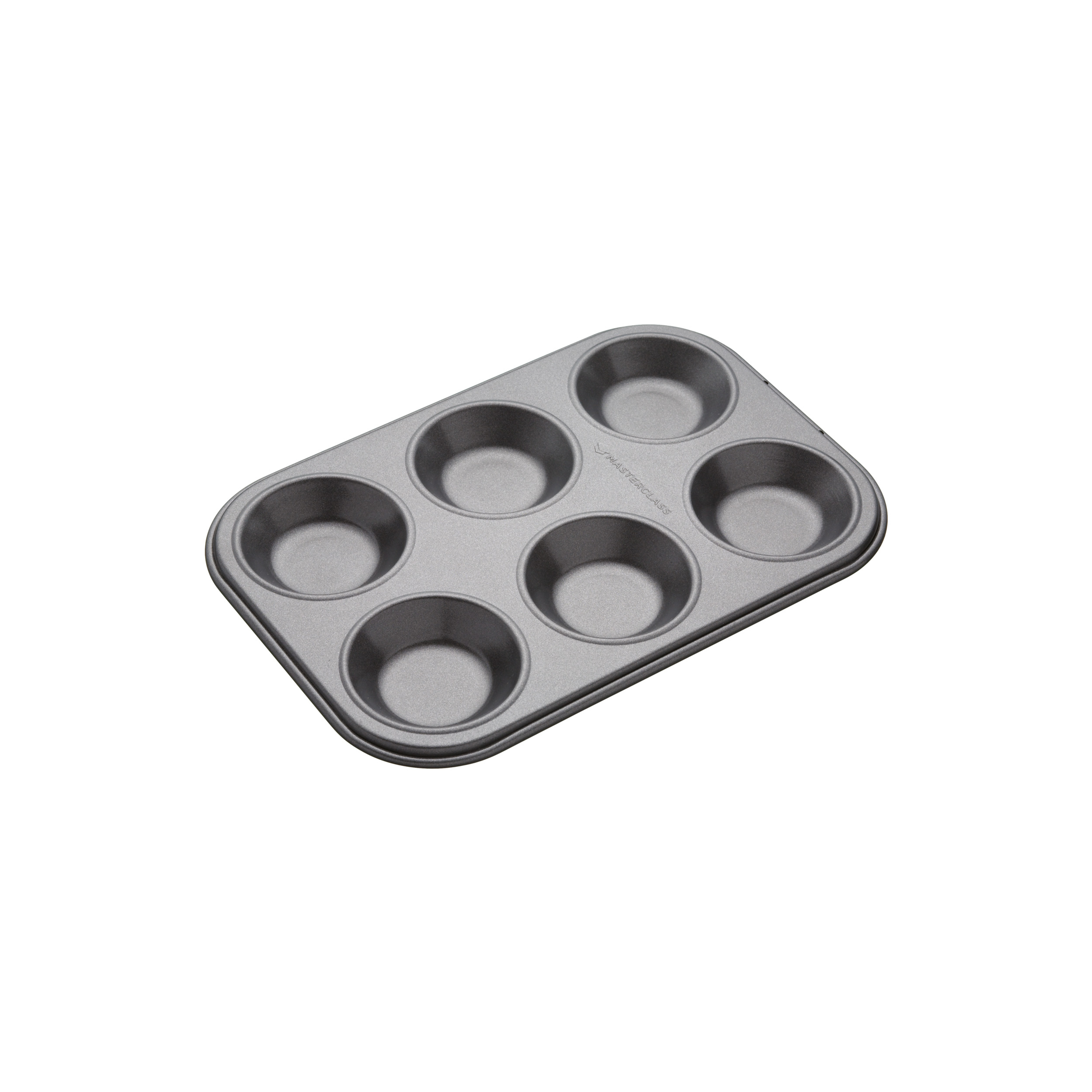 Masterclass Non-Stick 6 Hole Baking Tray - 24 x 16cm