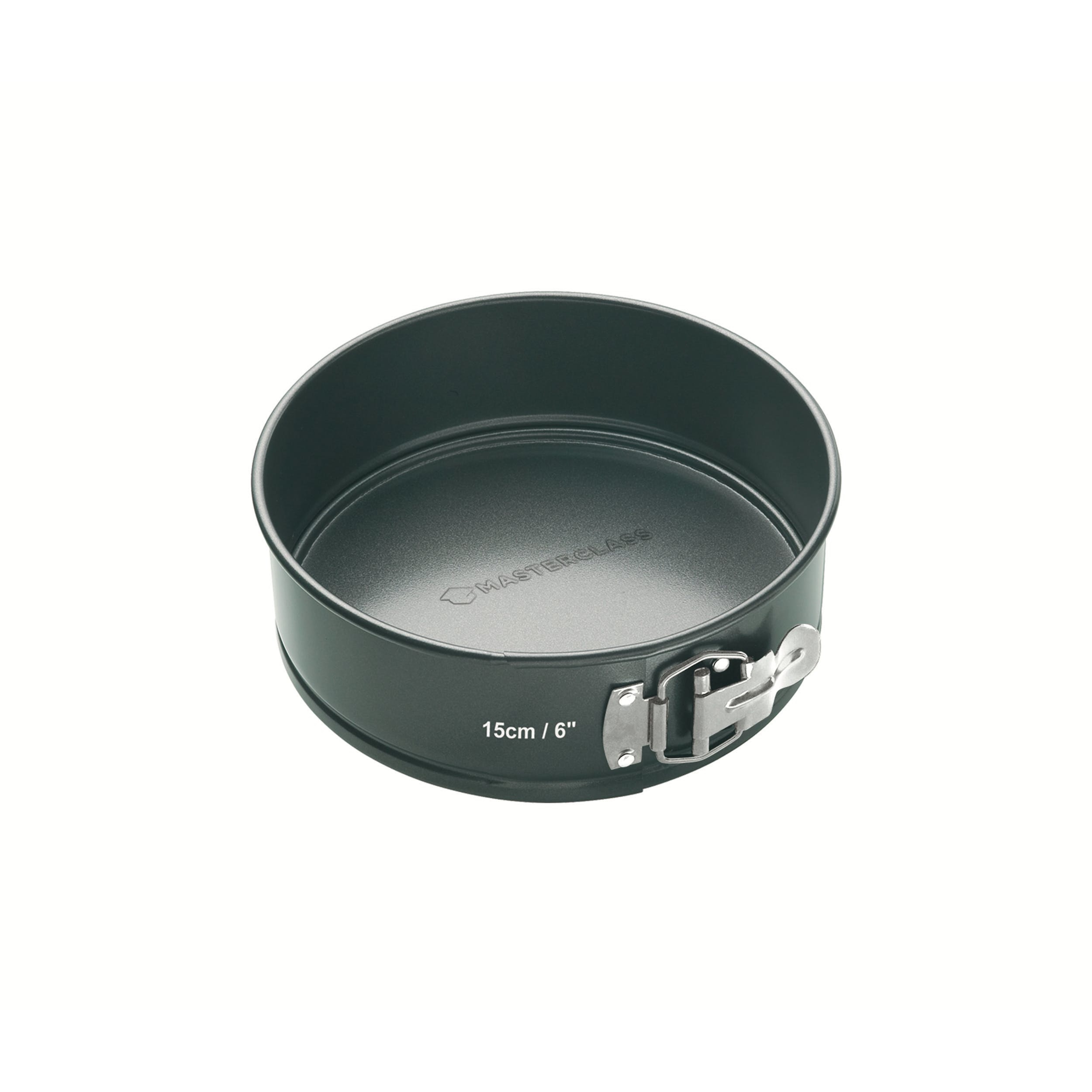Masterclass Non-Stick Round Loose Base Spring Form Cake Pan- 15 x 7cm