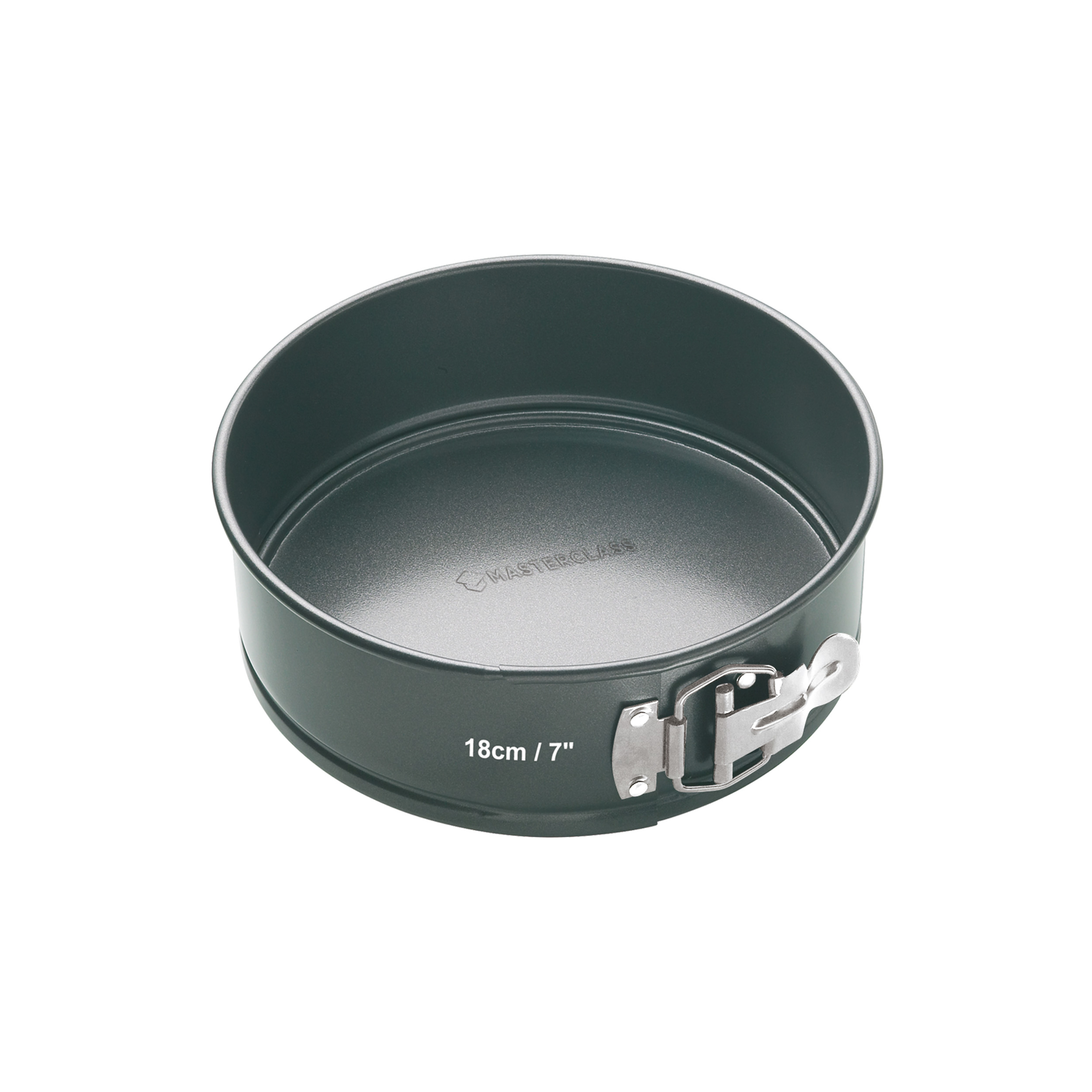 Masterclass Non-Stick Round Loose Base Spring Form Cake Pan - 18 x 7cm