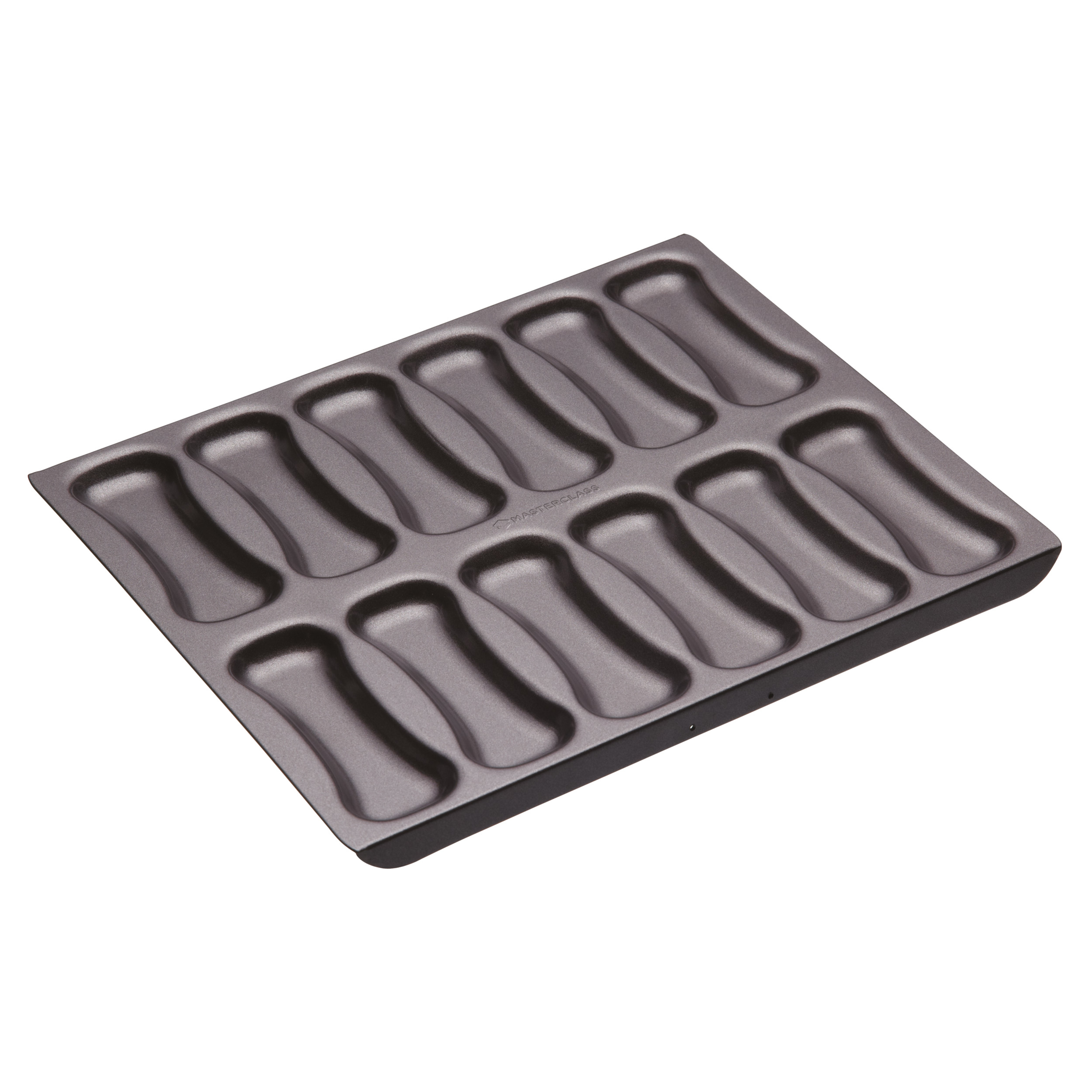 Masterclass Non-Stick 12 Hole Eclair Baking Tray - 31 x 26cm