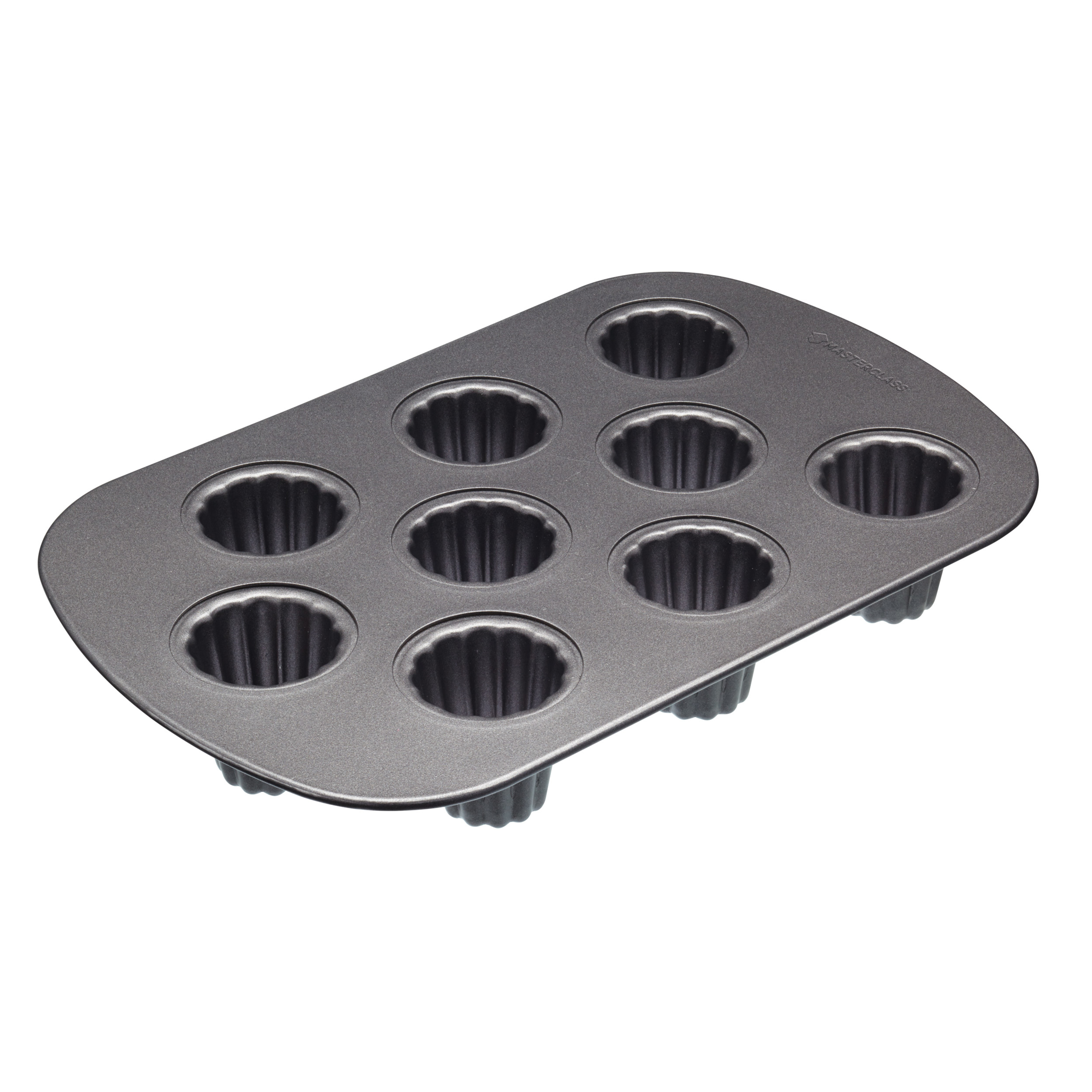 Masterclass Non-Stick 9 Hole Silicone Canele Pan - 33 x 22cm