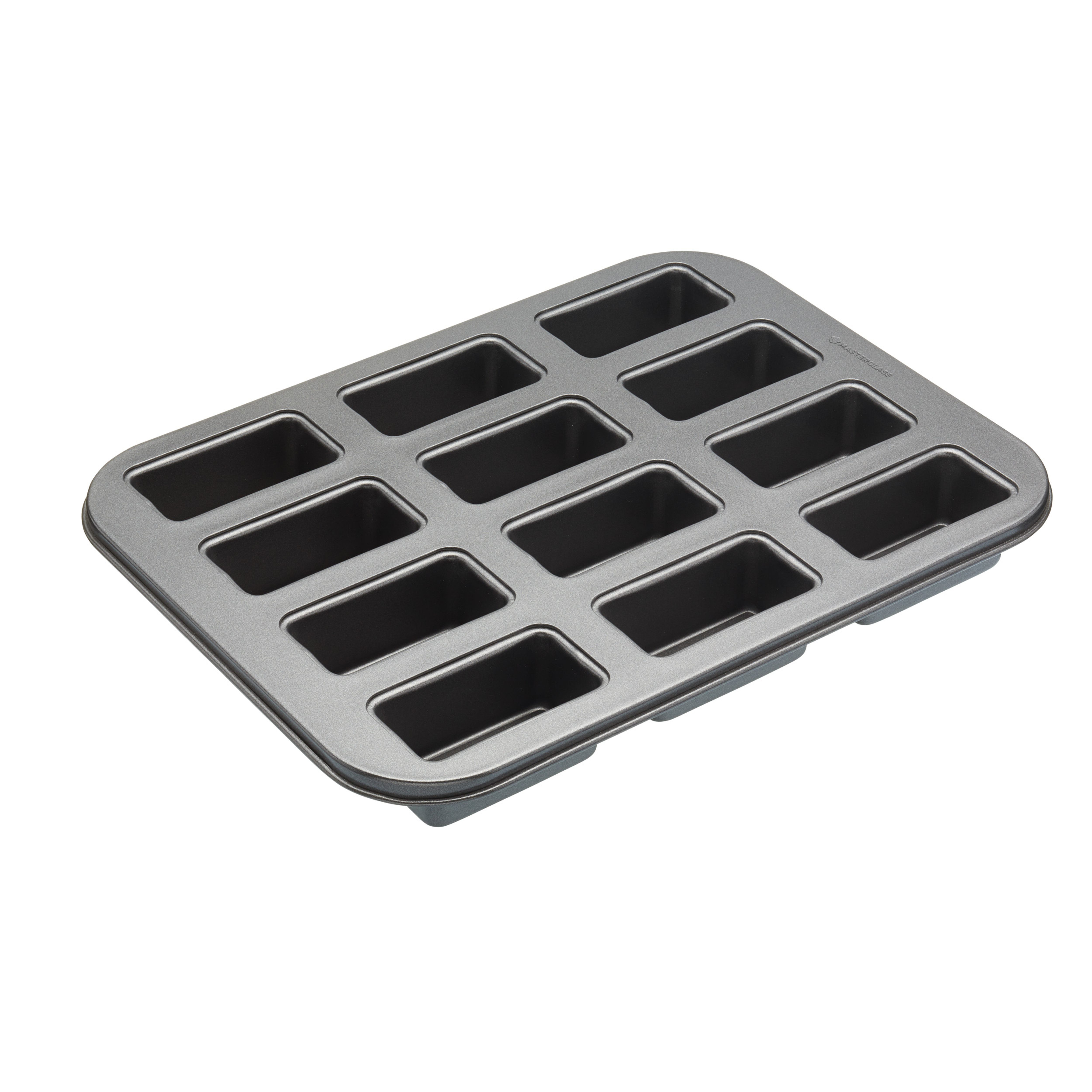 Masterclass Non-Stick Loose Base 20 Hole Loaf Tray - 36 x 27cm