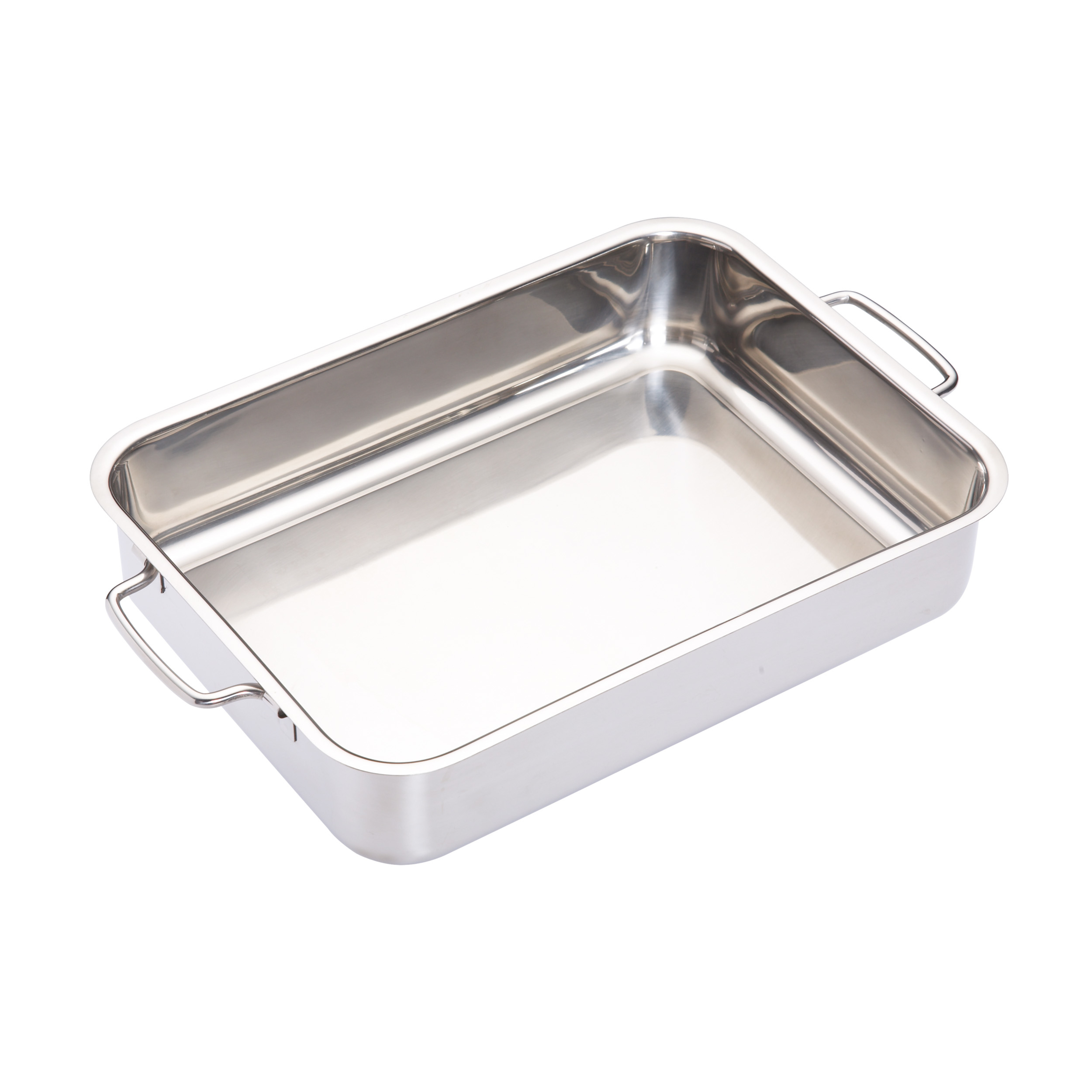 Masterclass Deep Stainless Steel Heavy Duty Roasting Pan - 32 x 23cm