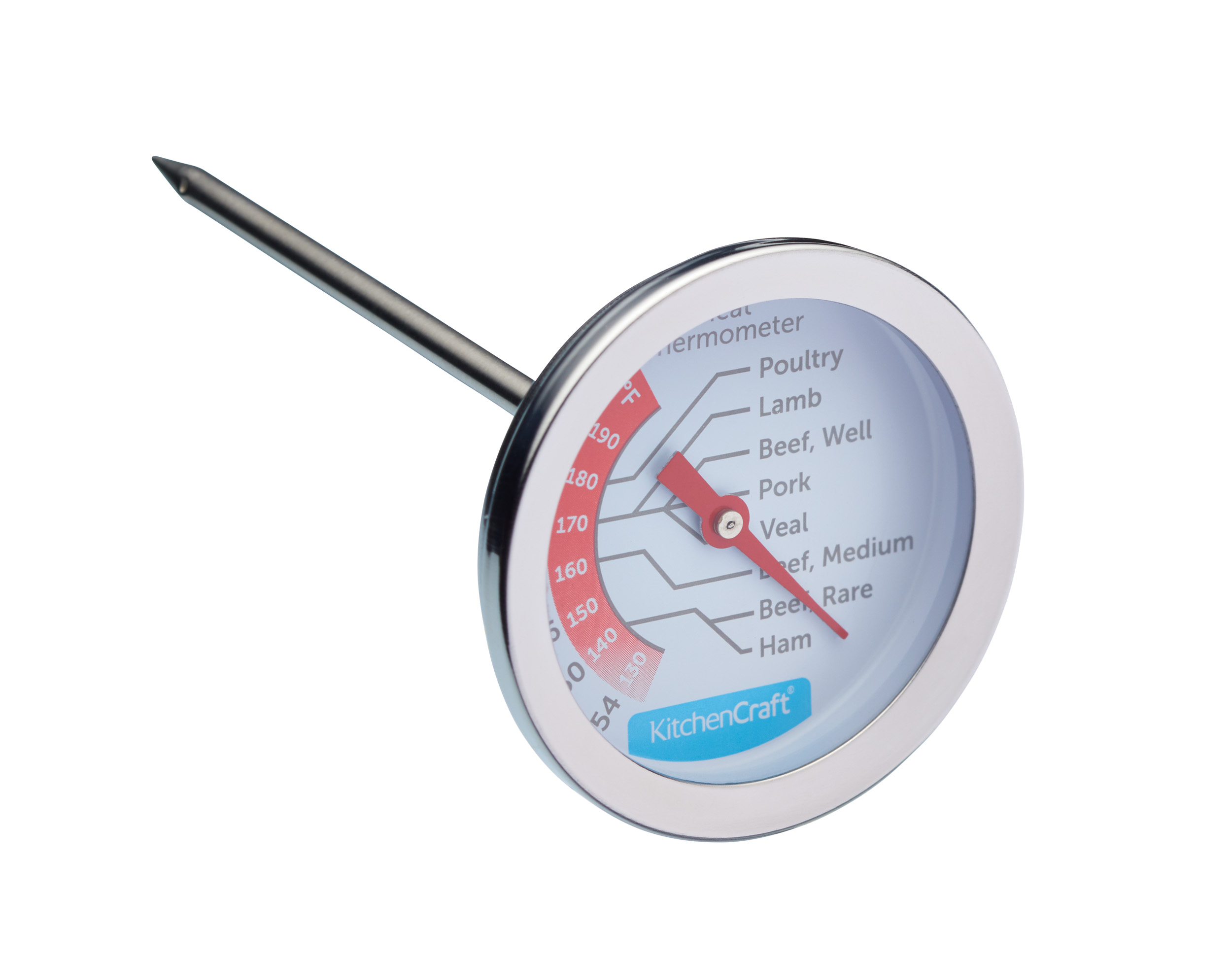 KitchenCraft Stainless Steel Meat Thermometer