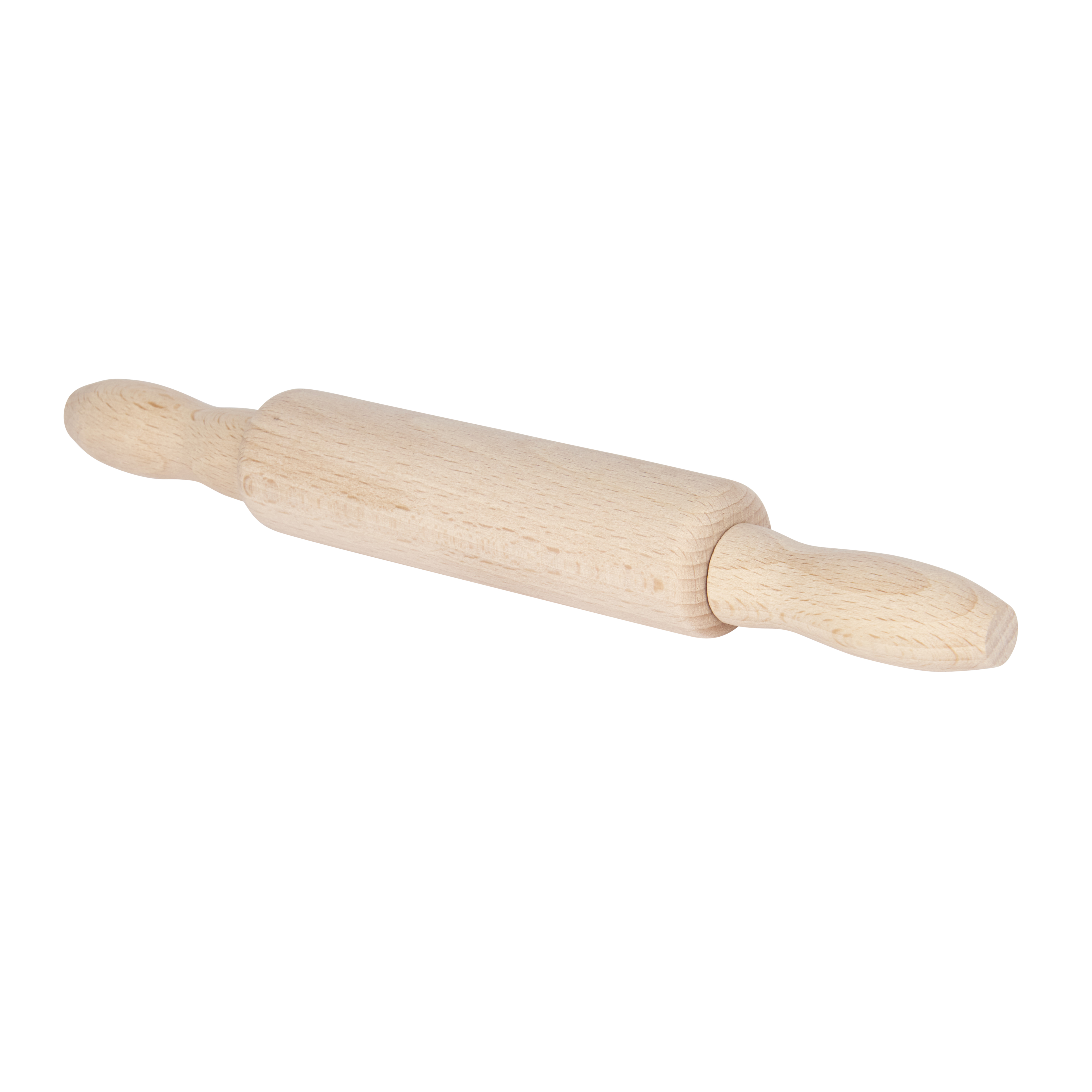 KitchenCraft Wooden 23cm Revolving Rolling Pin - Beech