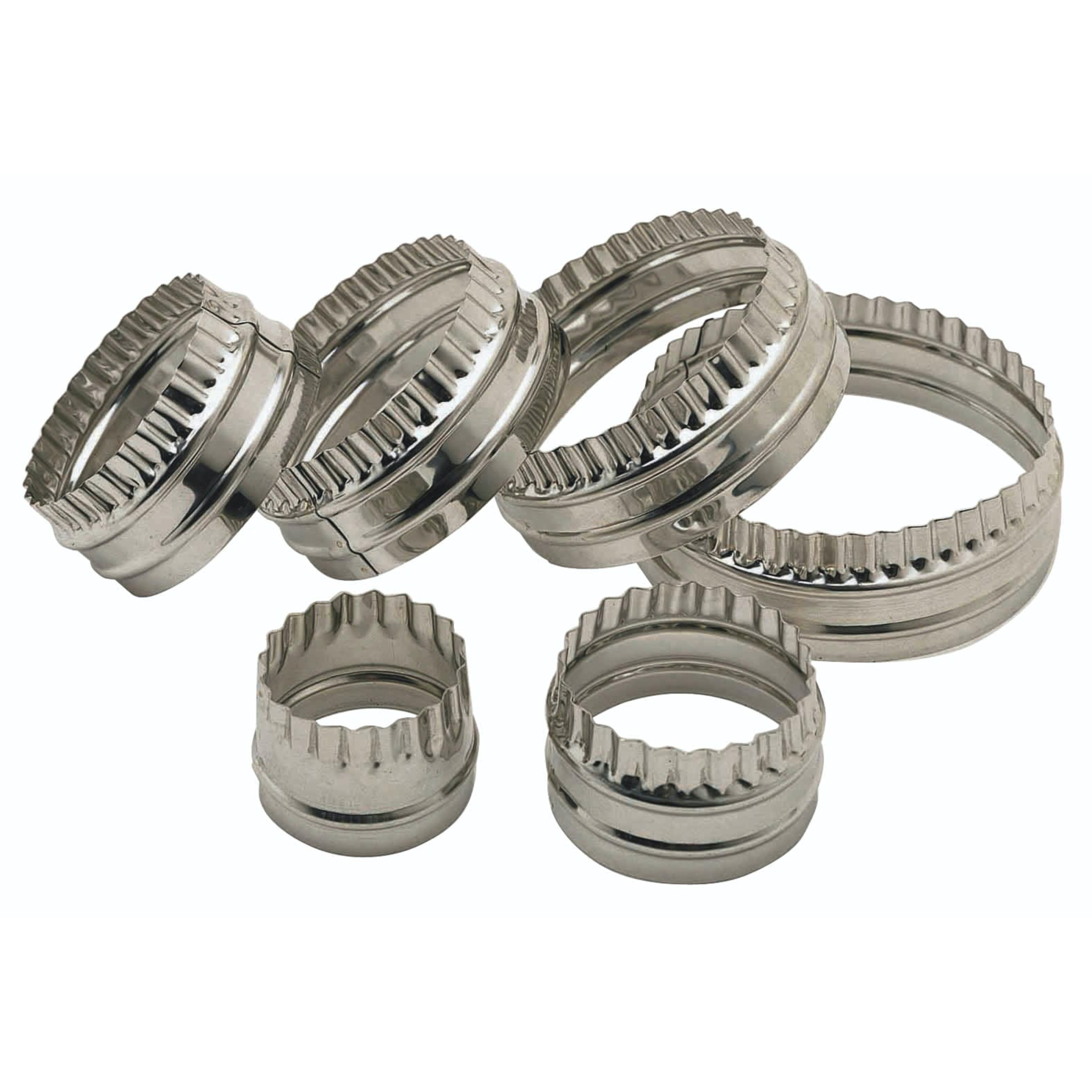 KitchenCraft Double Edged Stainless Steel Biscuit & Pastry Cutters