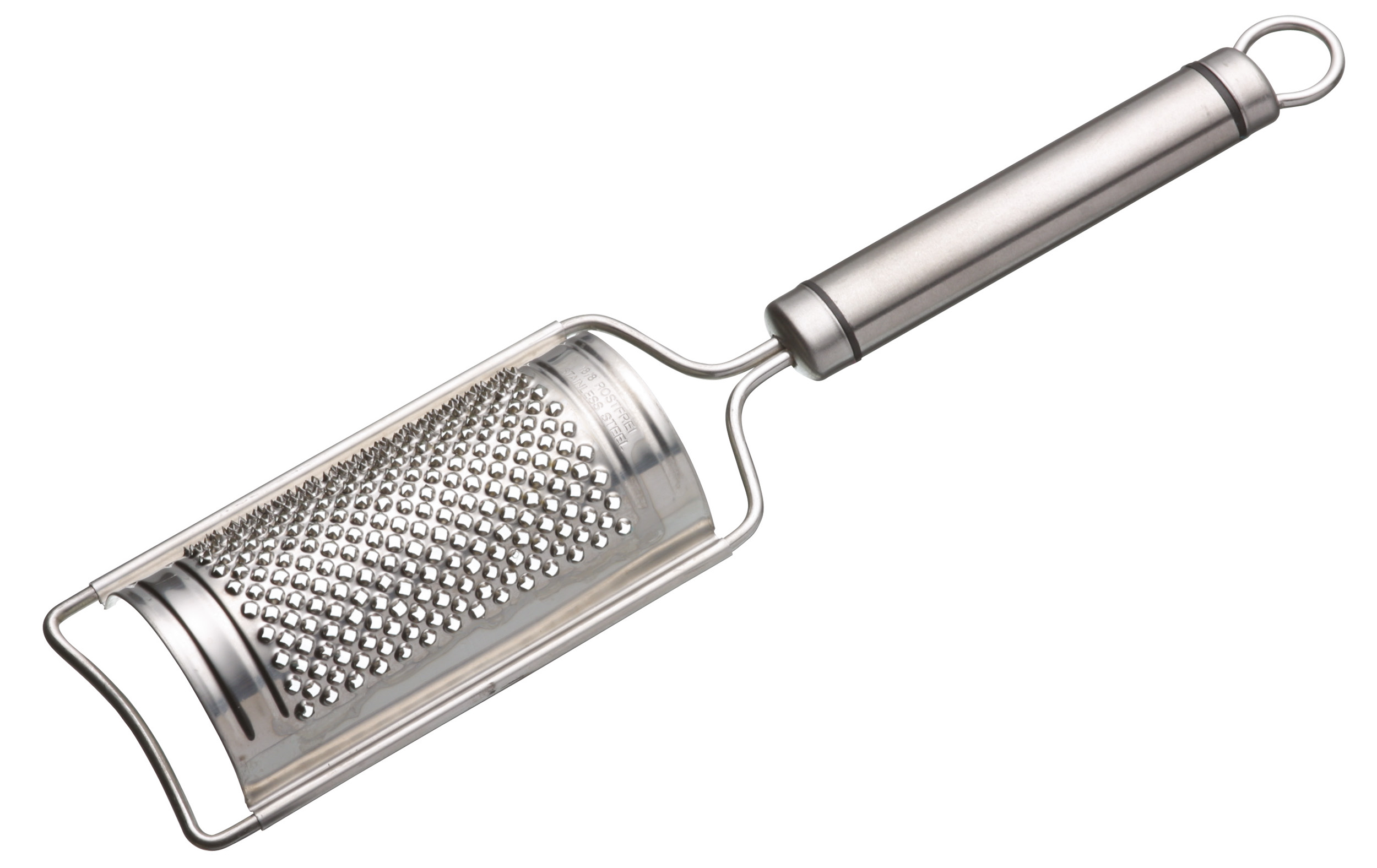 KitchenCraft Stainless Steel Curved Nutmeg and Zest Grater