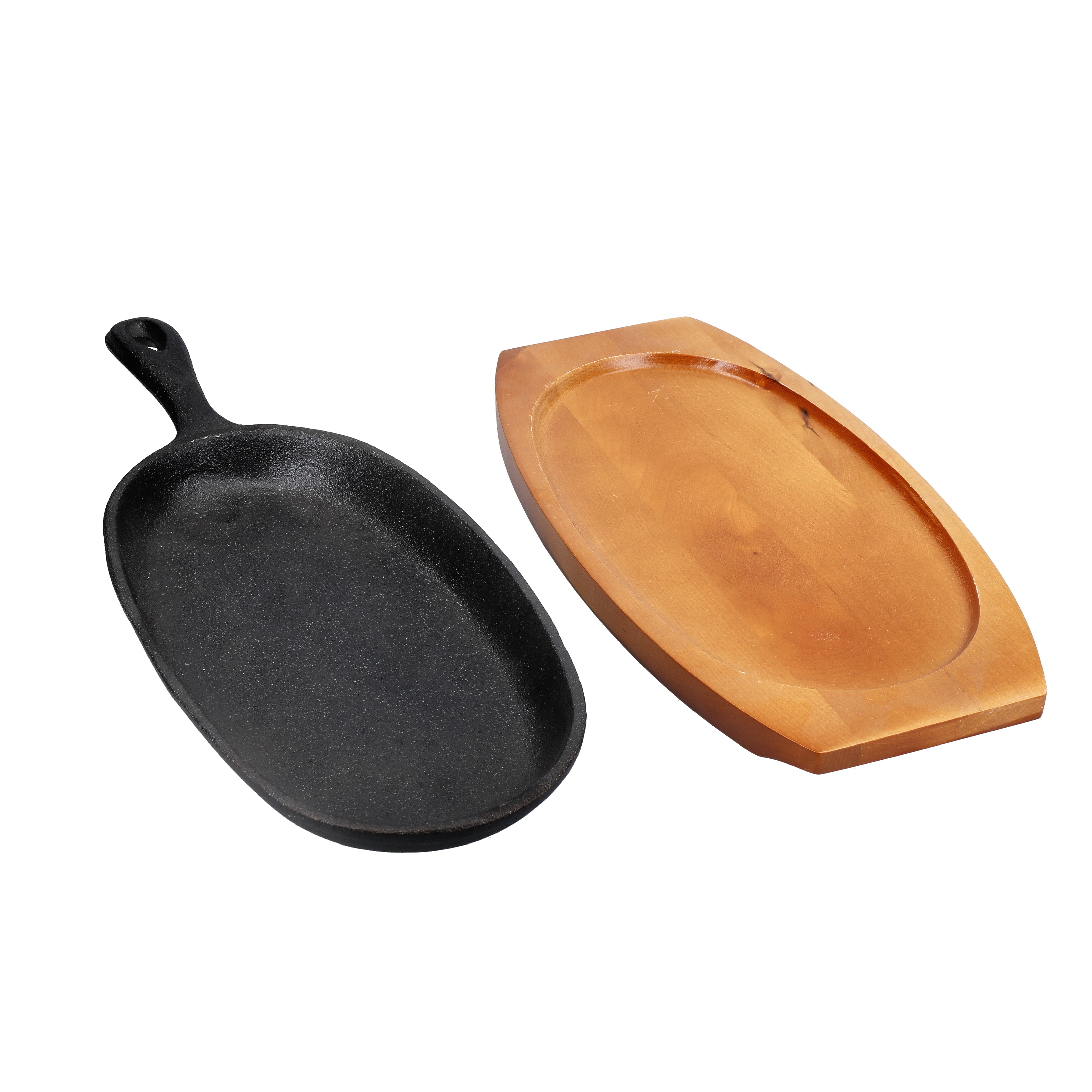 KitchenCraft World of Flavours Oriental Cast Iron Sizzle Platter
