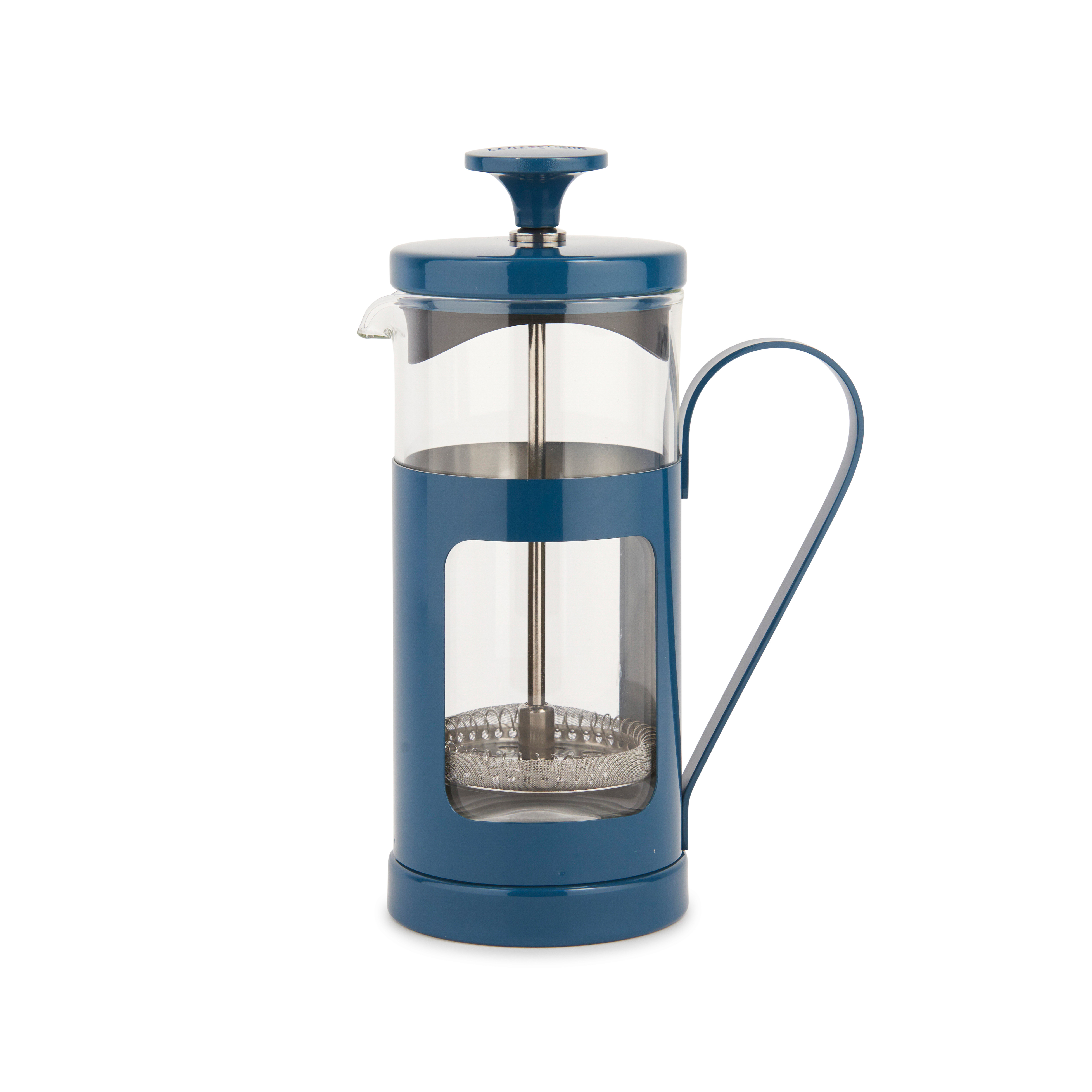 La Cafetiere Monaco 3 Cup Stainless Steel Cafetiere - Blue