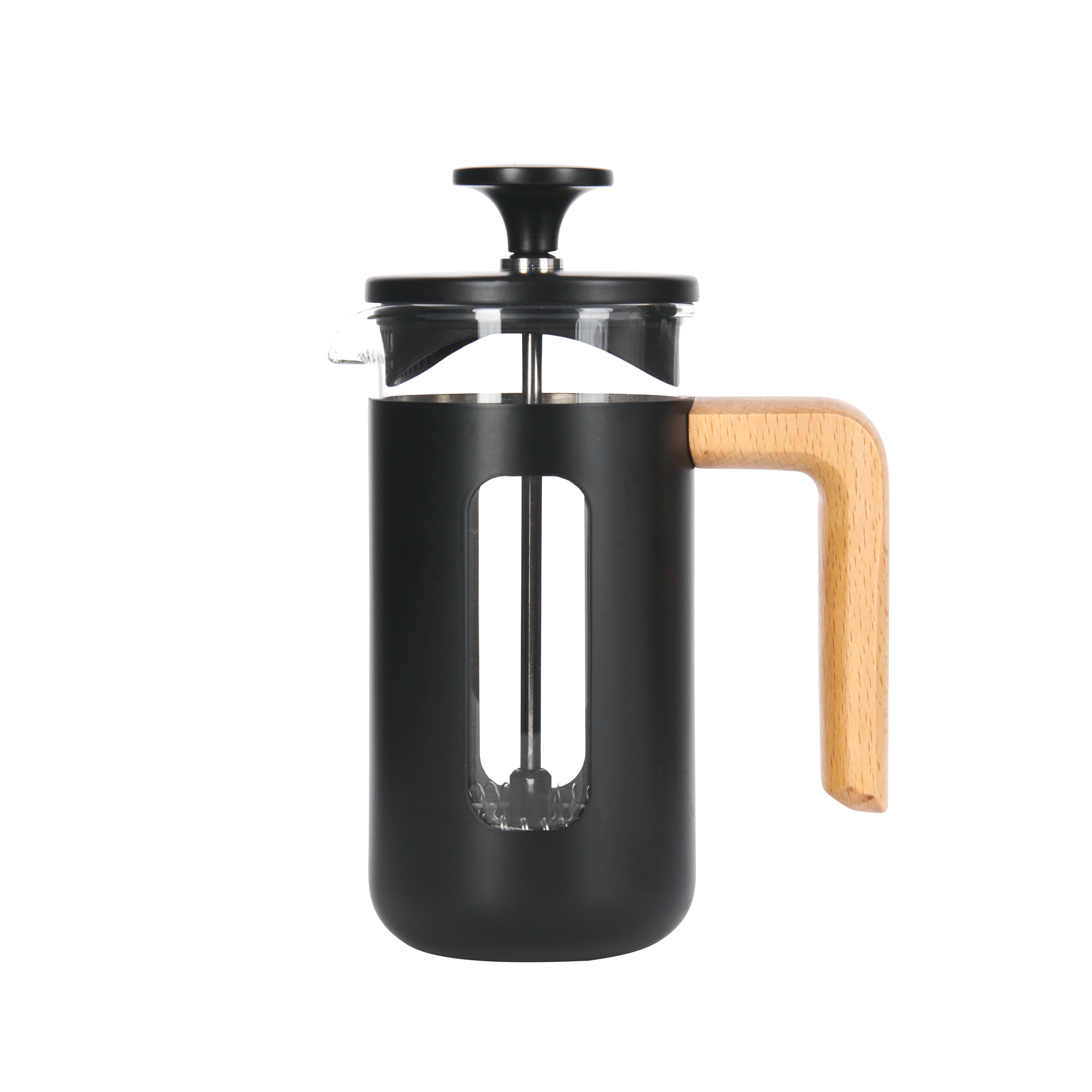 La Cafetiere Pisa 3 Cup Stainless Steel Cafetiere - Black
