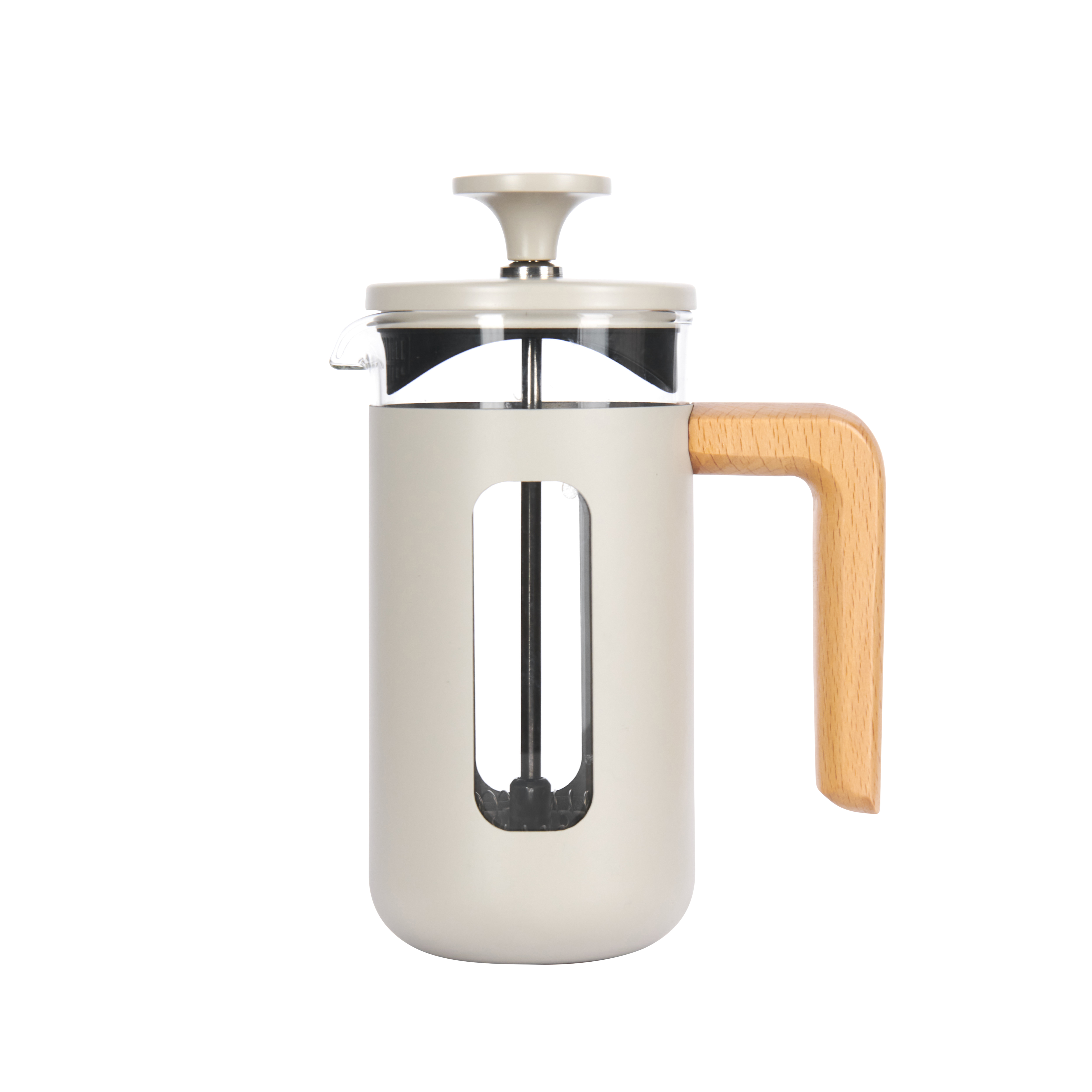 La Cafetiere Pisa 3 Cup Stainless Steel Cafetiere - Latte