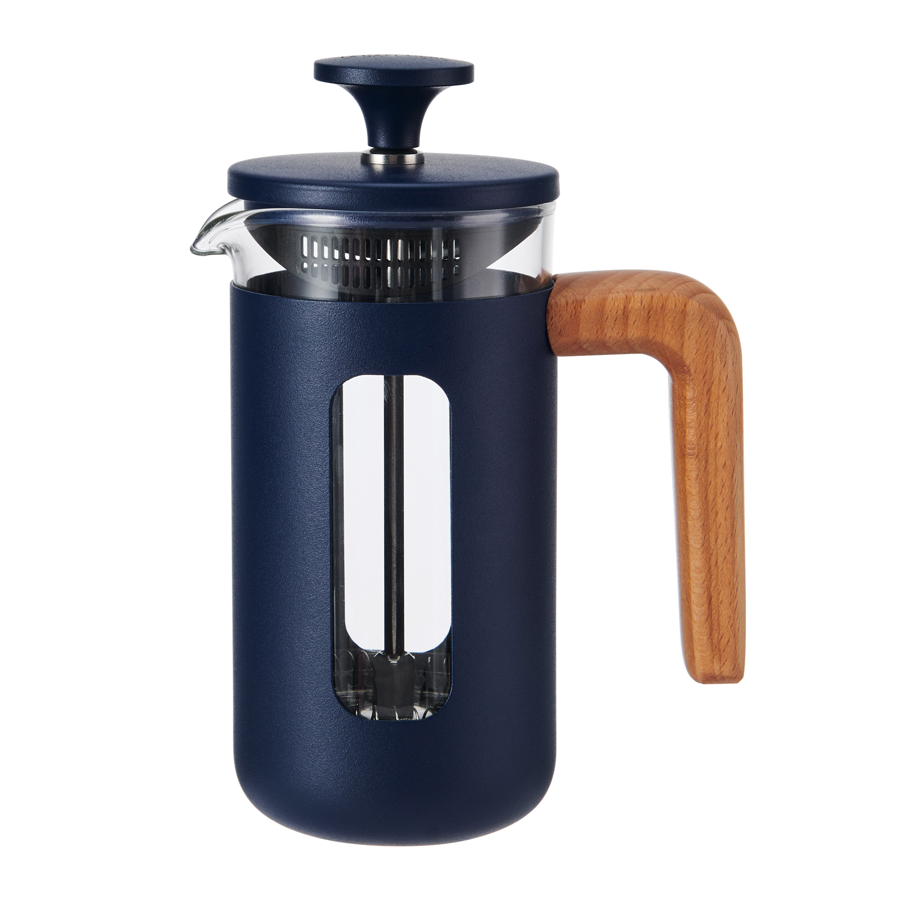 La Cafetiere Pisa 3 Cup Stainless Steel Cafetiere - Navy