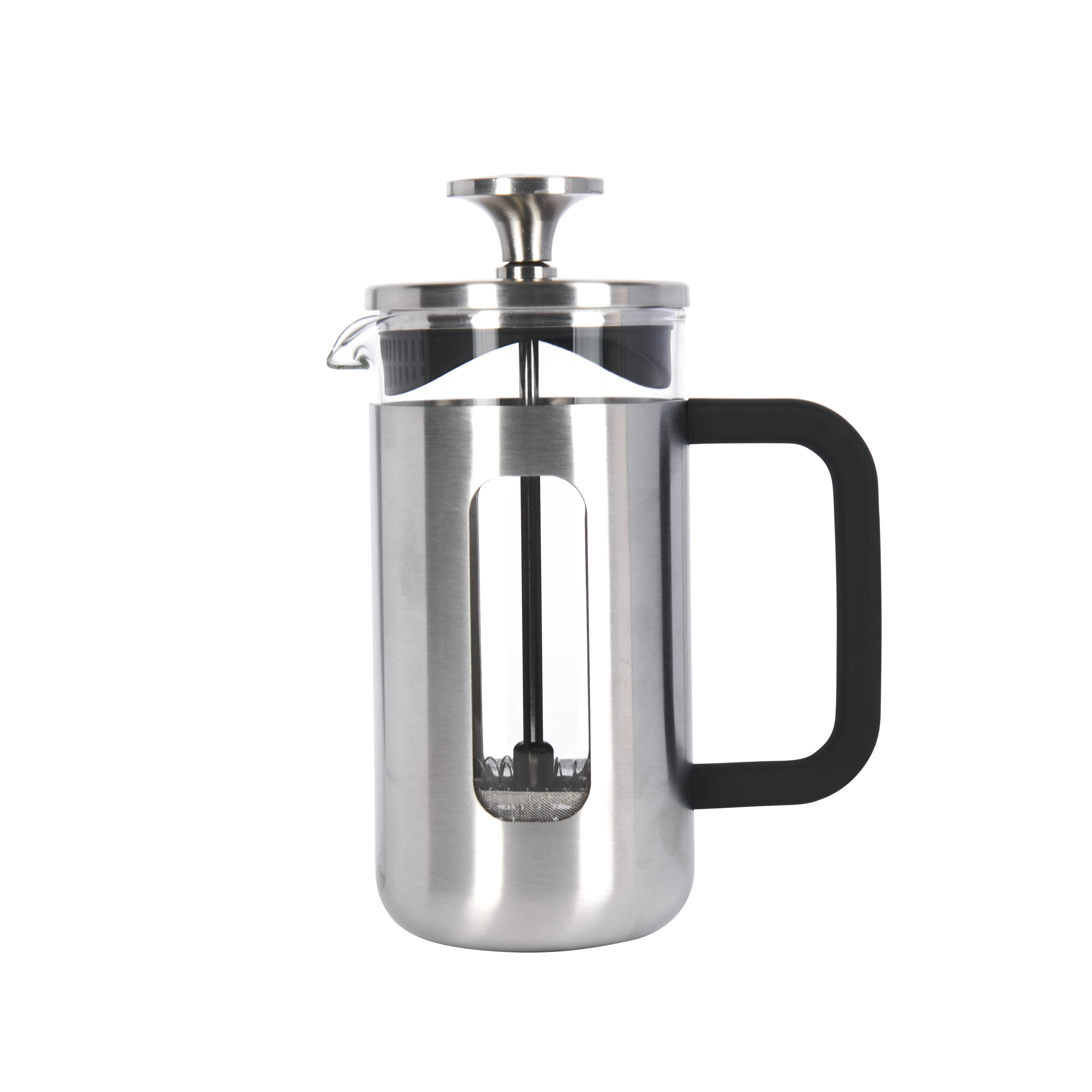 La Cafetiere Pisa 3 Cup Stainless Steel Cafetiere - Brushed Silver