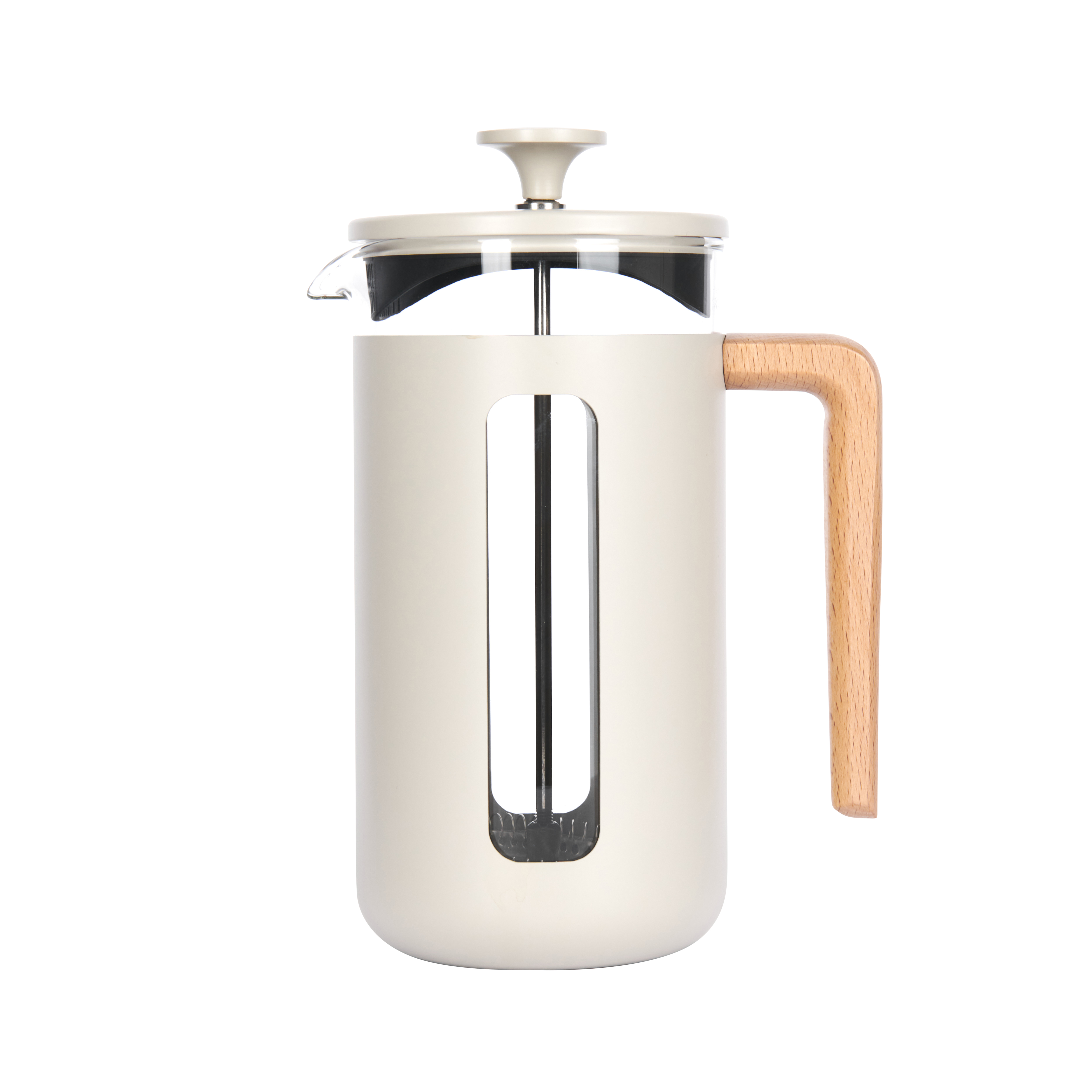 La Cafetiere Pisa 8 Cup Stainless Steel Cafetiere - Latte