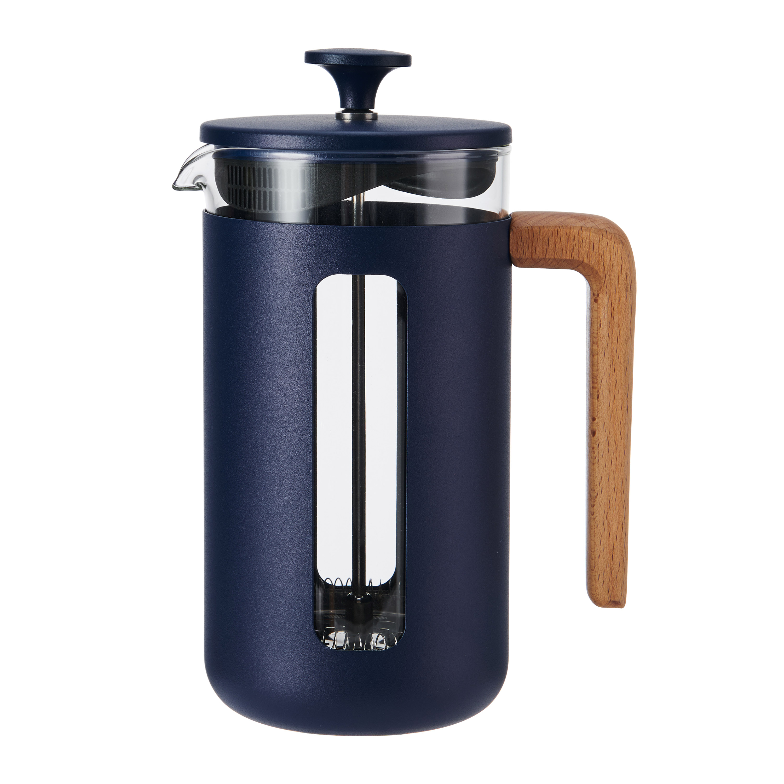 La Cafetiere Pisa 8 Cup Stainless Steel Cafetiere - Navy