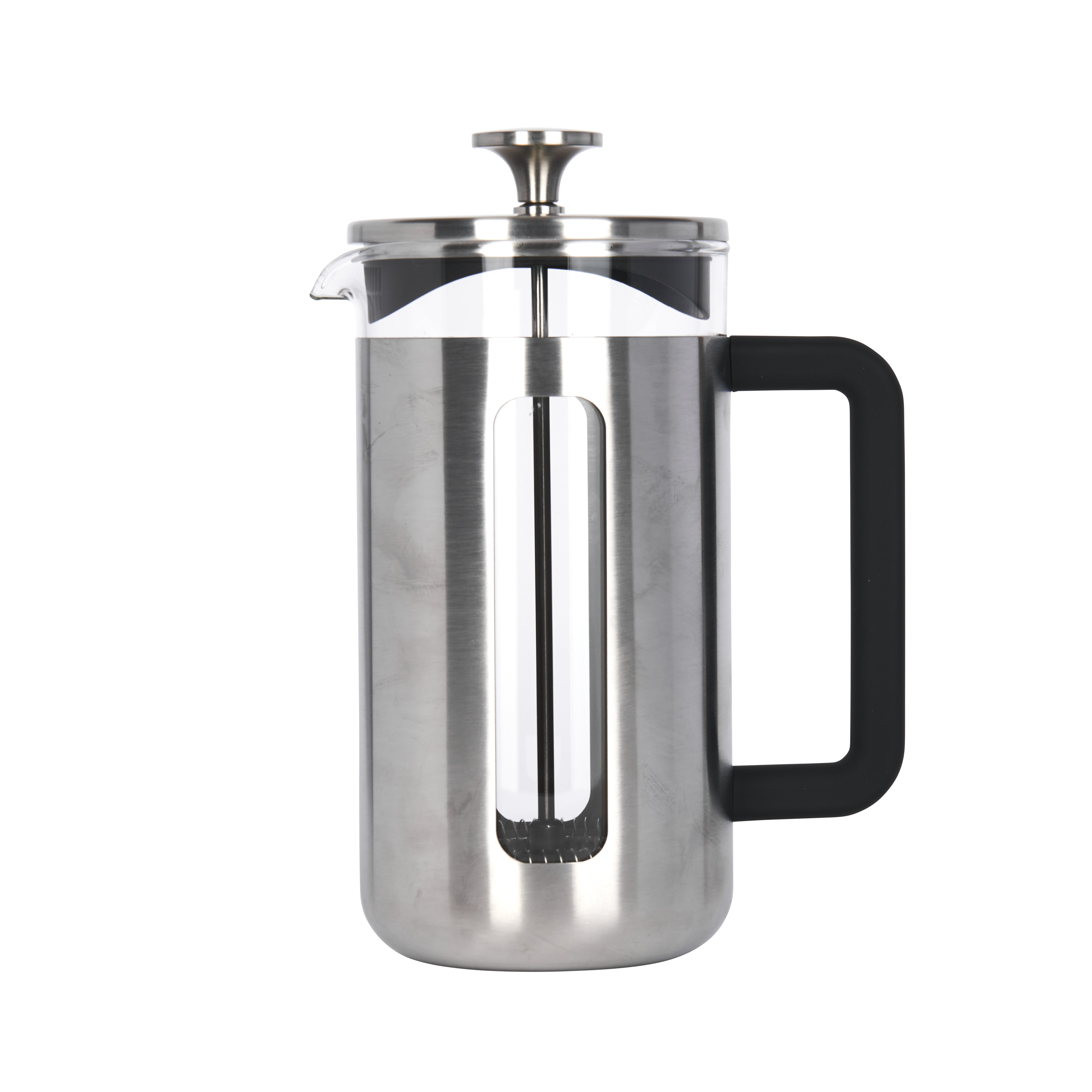 La Cafetiere Pisa 8 Cup Stainless Steel Cafetiere - Brushed Silver