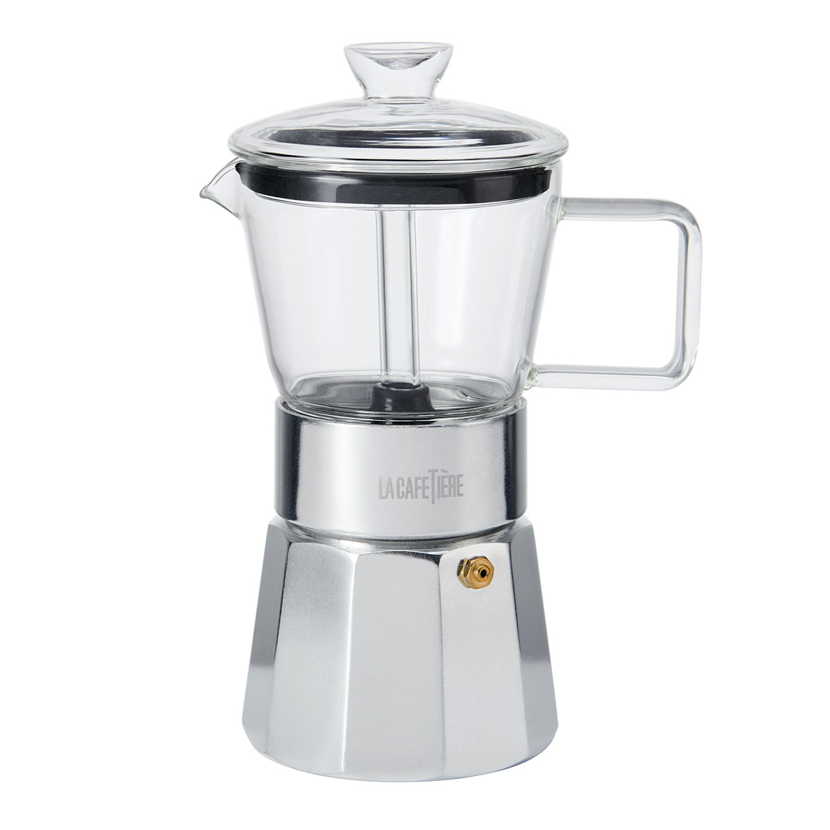 La Cafetiere Verona 6 Cup Glass Espresso Maker - Chrome