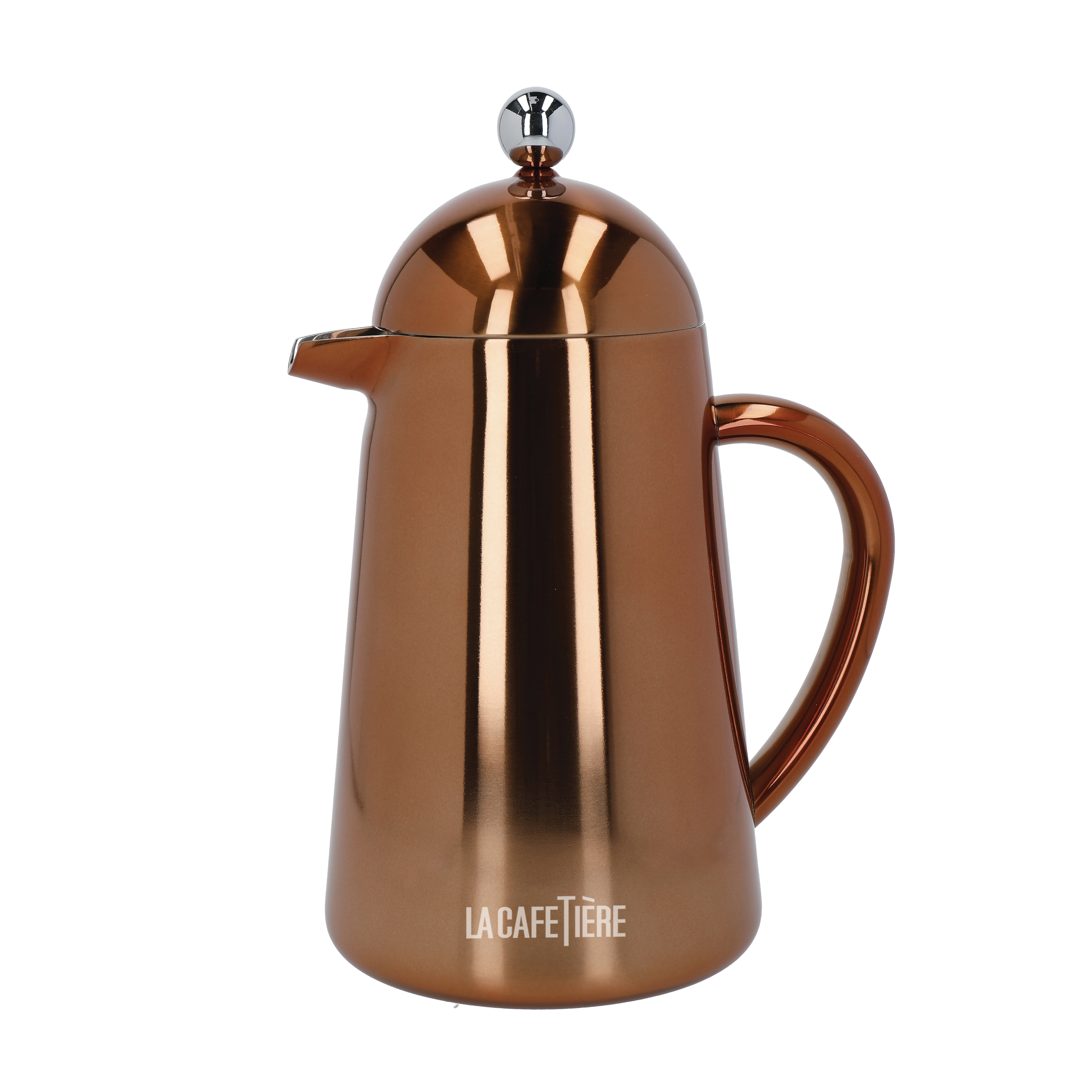 La Cafetiere Havana 8 Cup Stainless Steel Double Walled Cafetiere - Copper