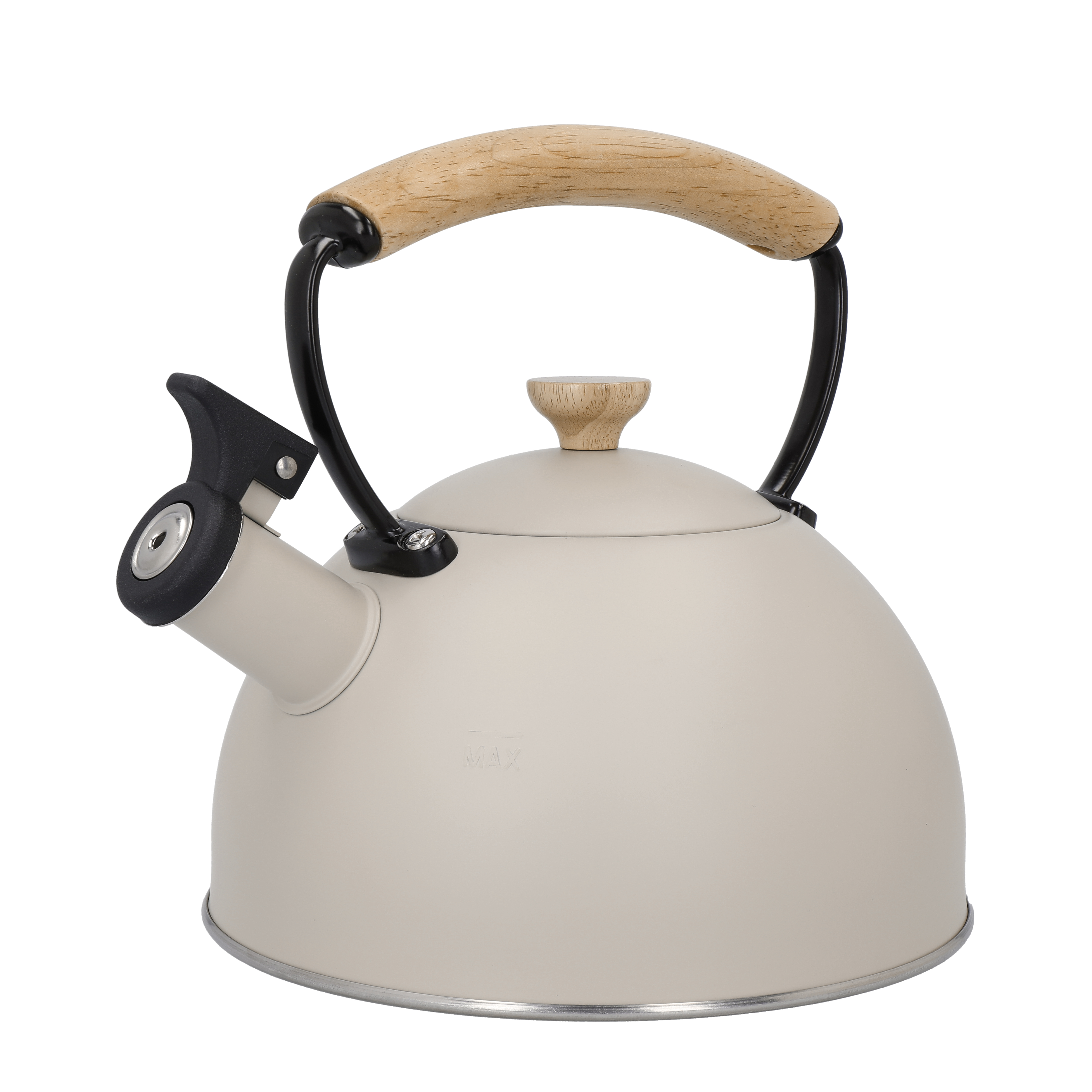 La Cafetiere 2.5 Litres Whistling Kettle - Black