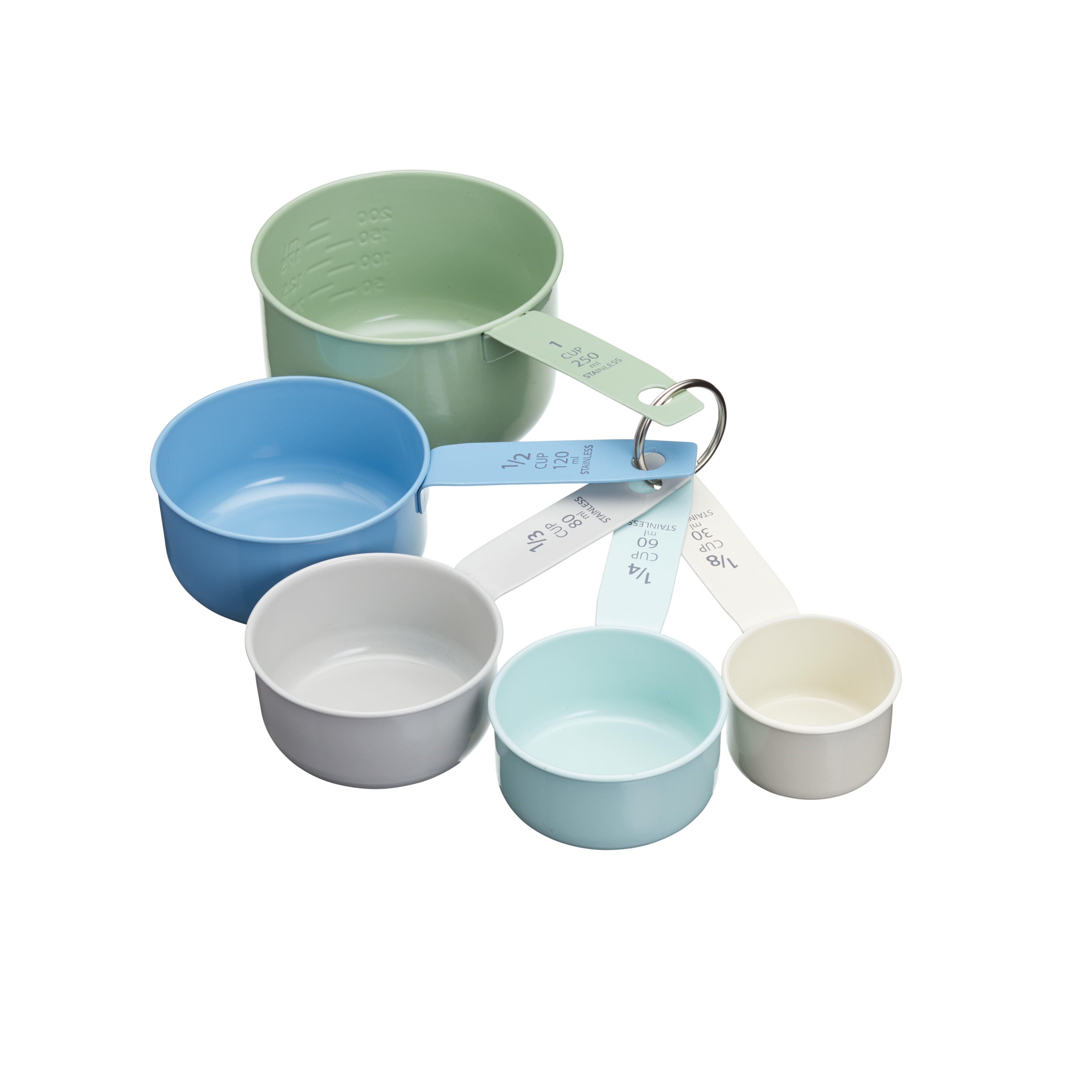 KitchenCraft Living Nostalgia Stainless Steel Measuring Cups - Vintage