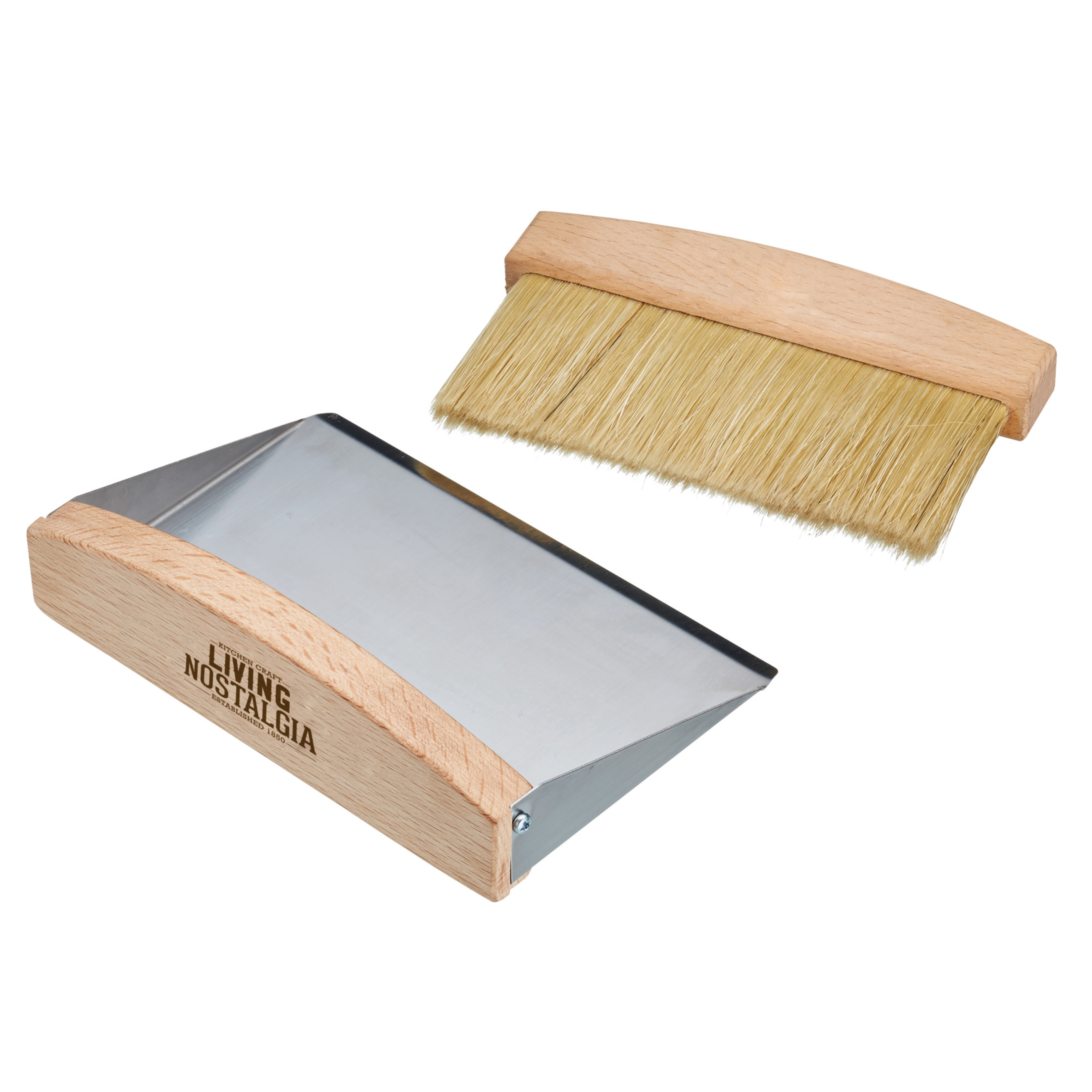 KitchenCraft Living Nostalgia Tabletop Dustpan & Brush