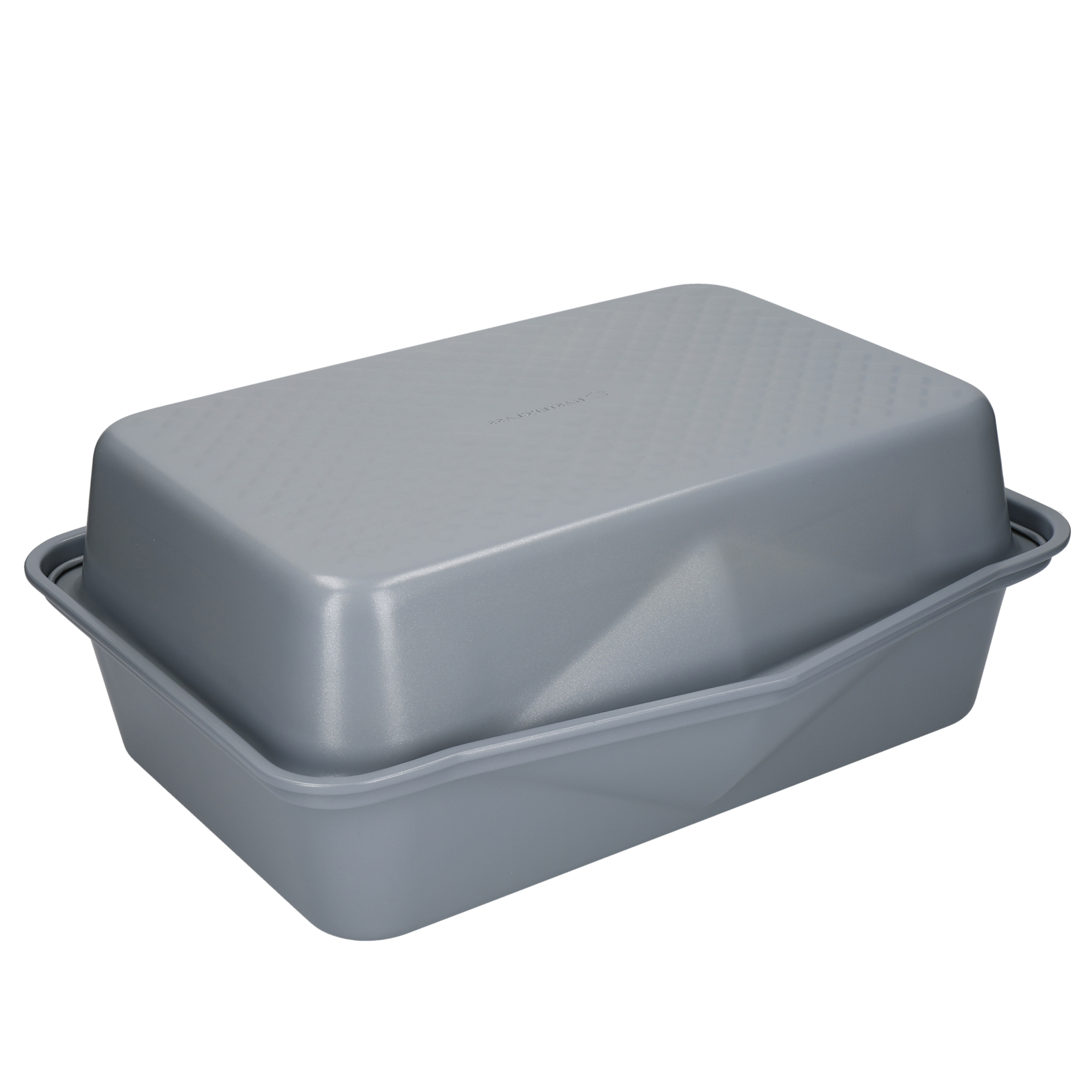 Masterclass Smart Ceramic Non-Stick Lipped Roasting Pan with Lid - 42 x 32cm