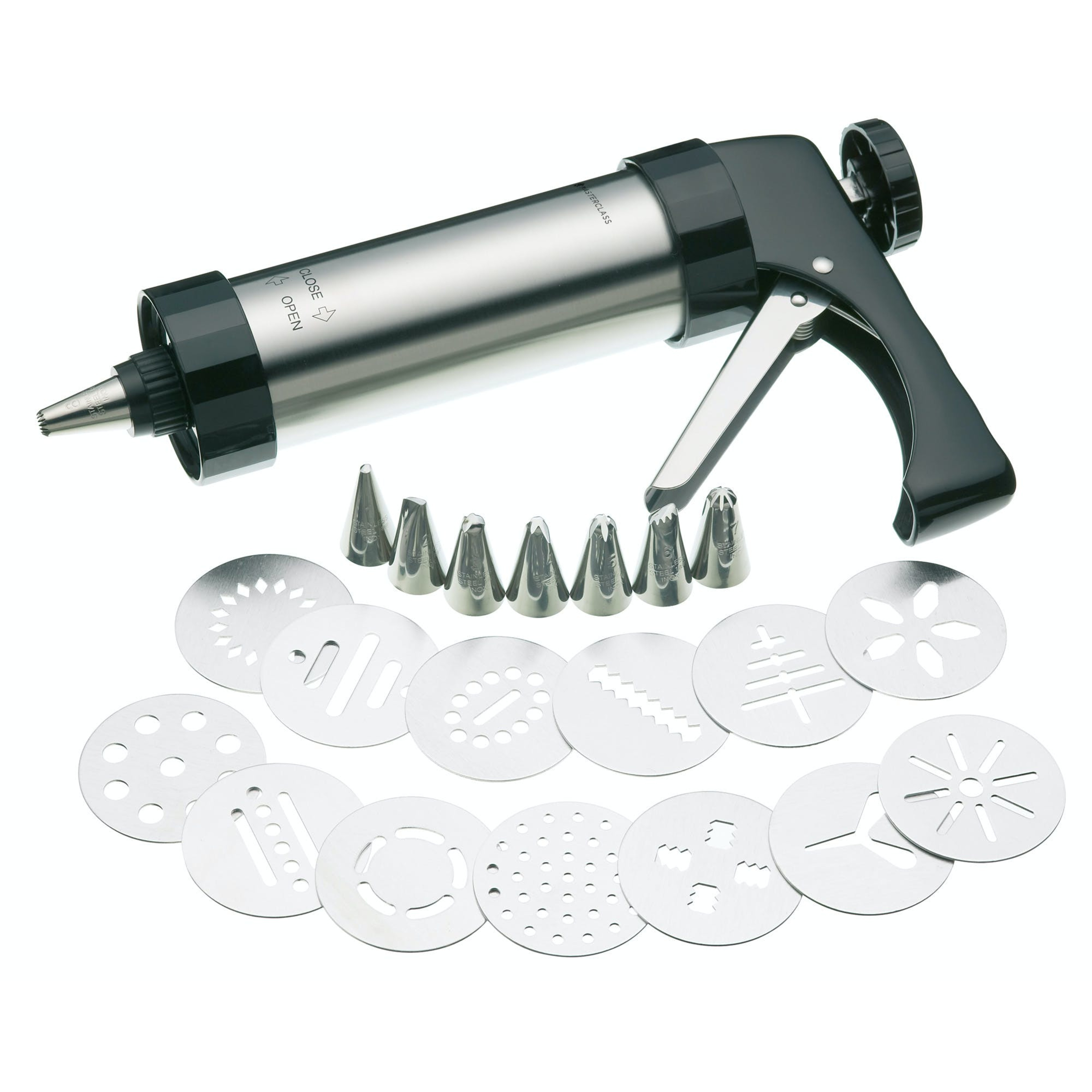 Masterclass Biscuit Icing Set with 8 Nozzles & 13 Cutters