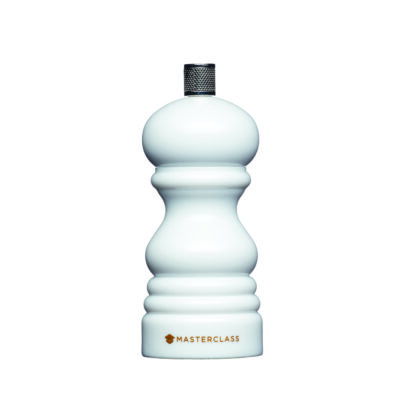 Masterclass 12cm Capstan Salt or Pepper Mill - White