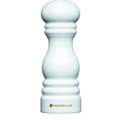 Masterclass 17cm Capstan Salt or Pepper Mill - White