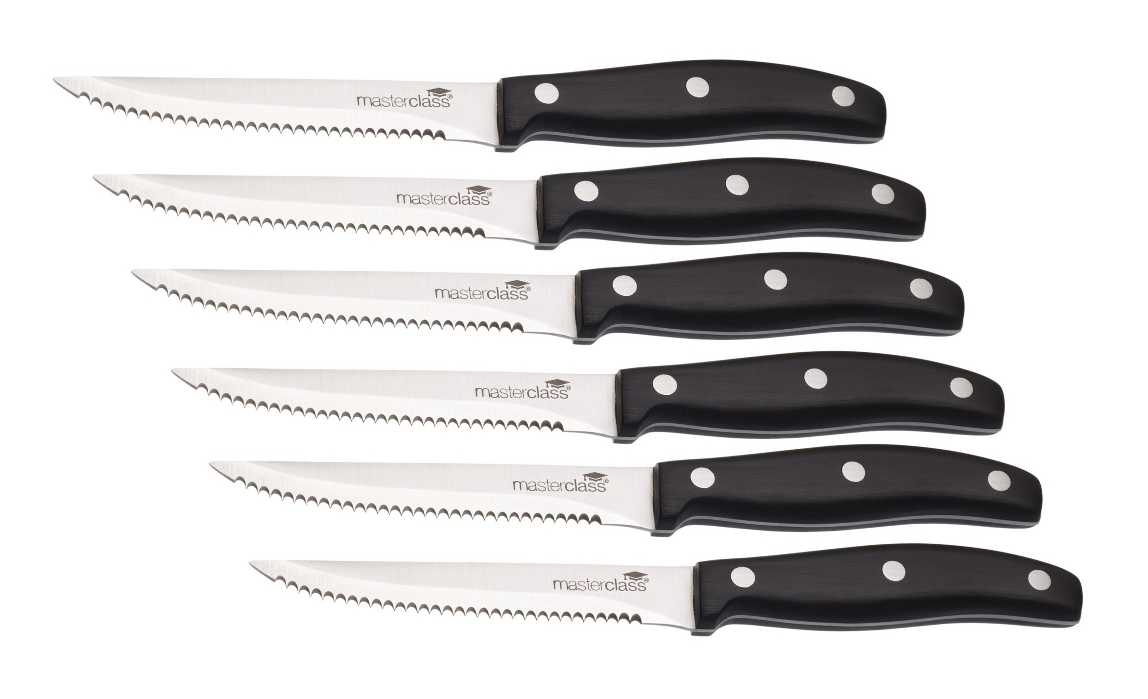 Masterclass Set of 6 Deluxe Steak Knives