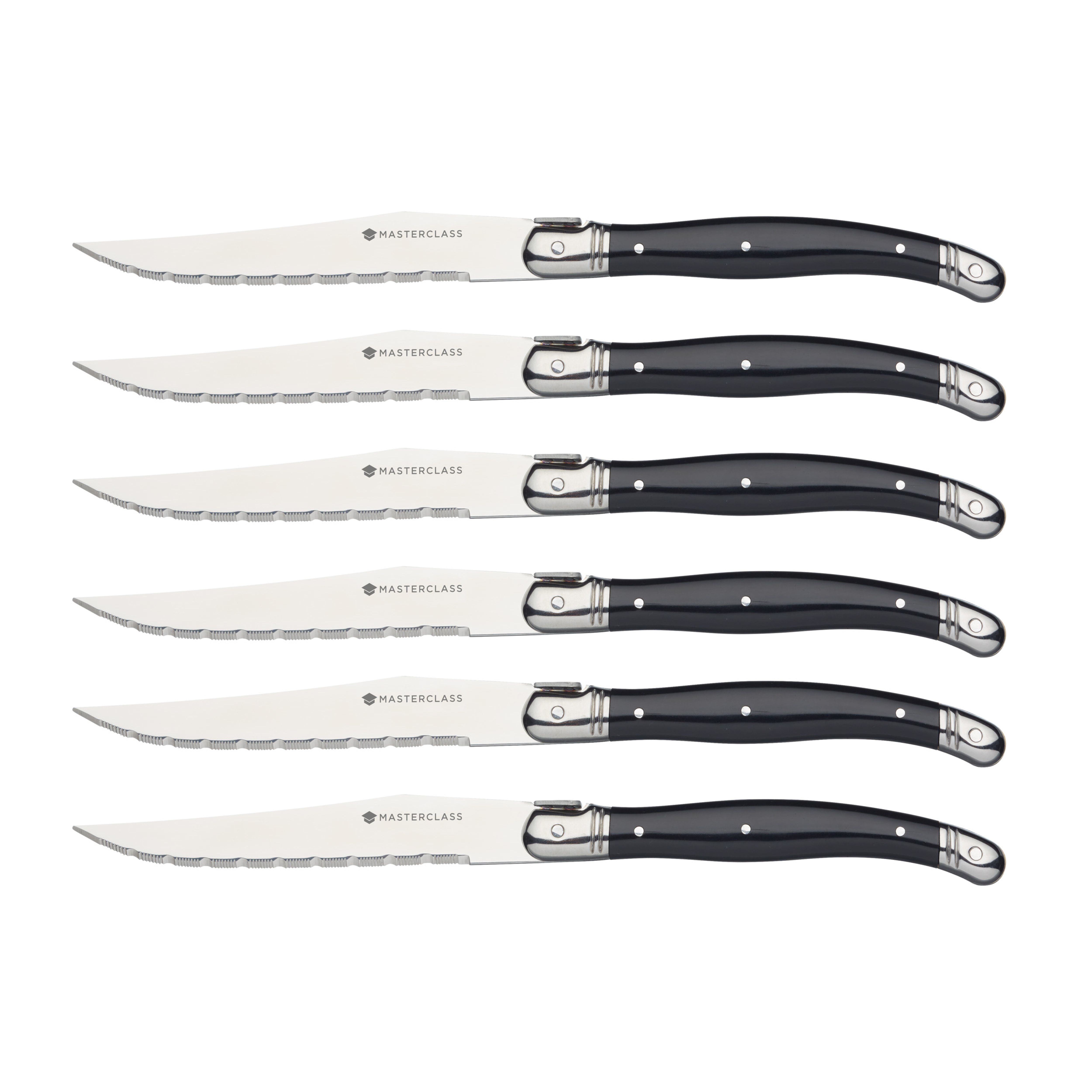 Masterclass Set of 6 Steak Knives