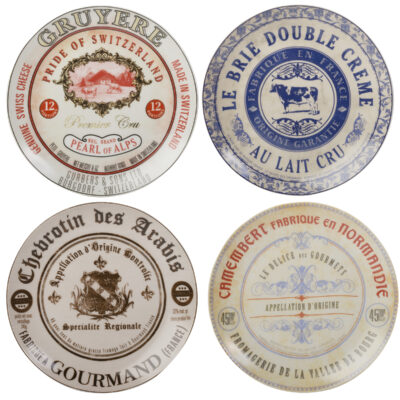 Artesa 4 x 19cm Ceramic Cheese Plates
