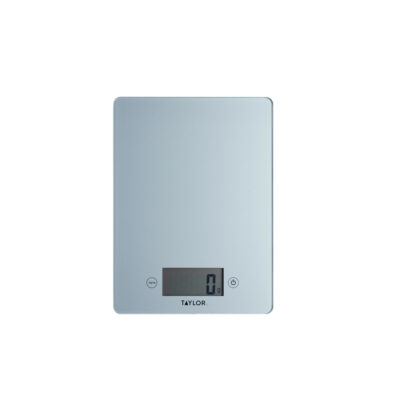 Taylor Pro Glass 5kg Digital Kitchen Scales - Pewter