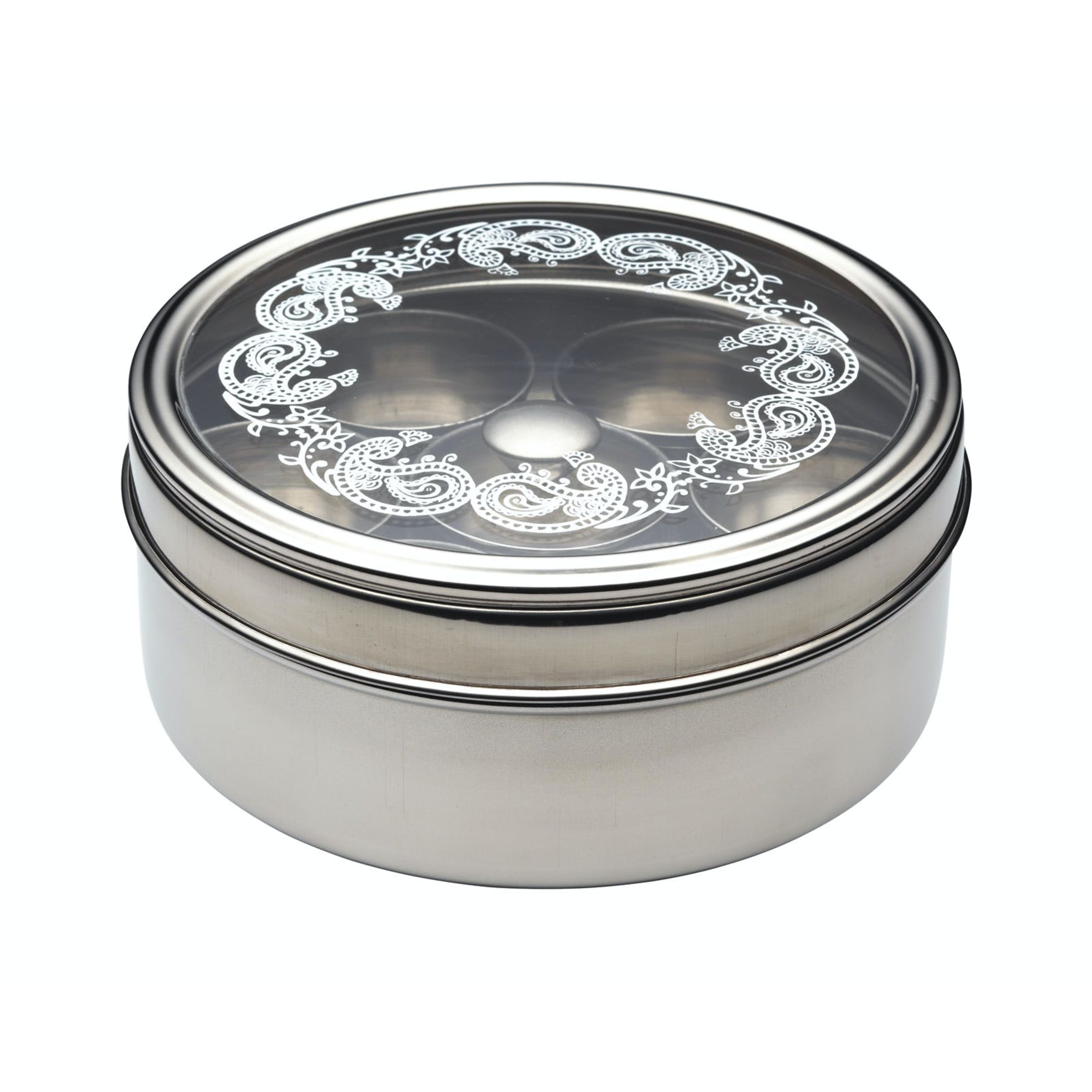 KitchenCraft World of Flavours Stainless Steel Masala Dabba