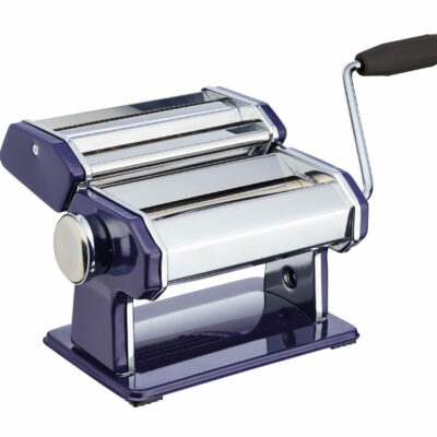 KitchenCraft World of Flavours Stainless Steel Pasta Making Machine - Blue