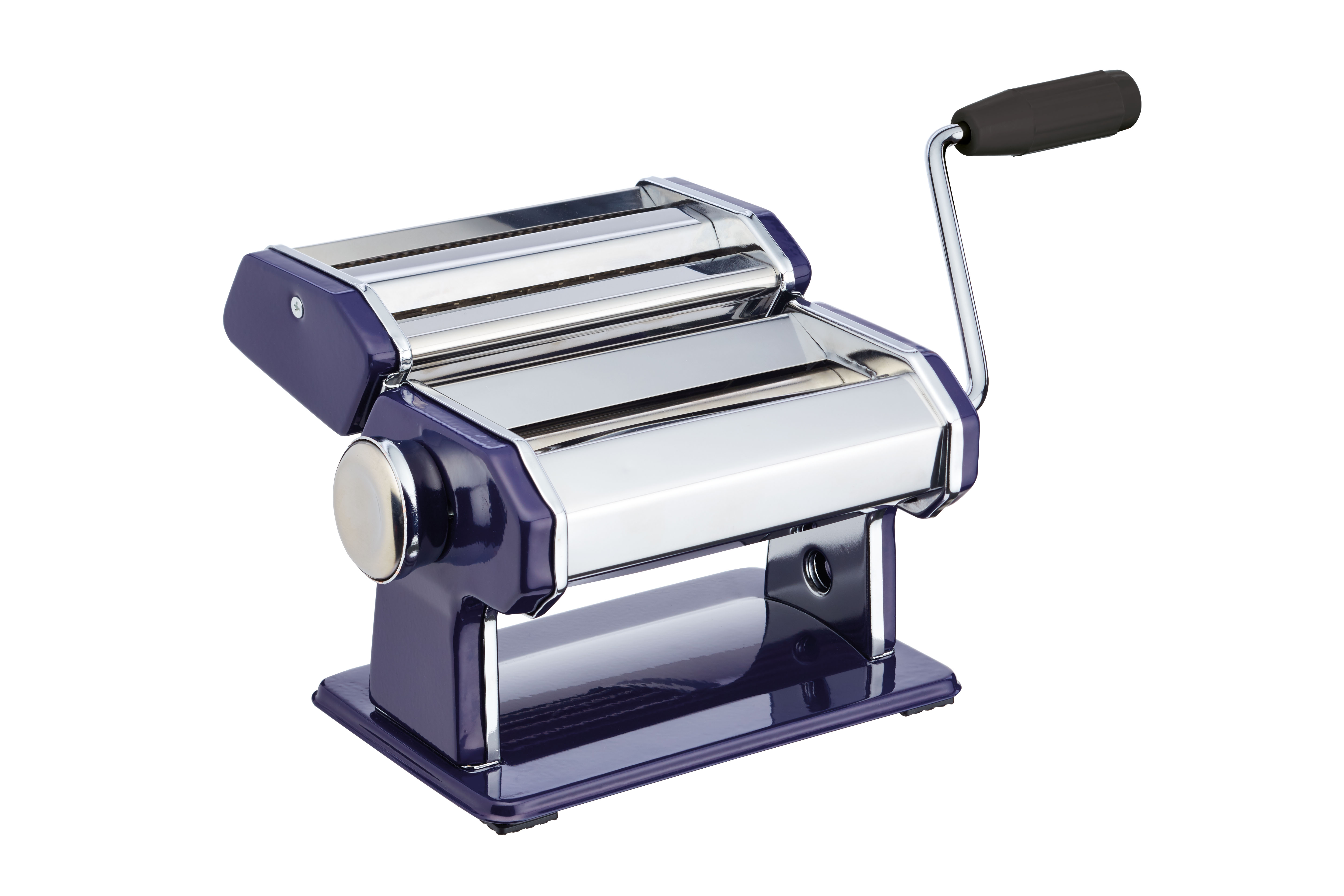 KitchenCraft World of Flavours Stainless Steel Pasta Making Machine - Blue