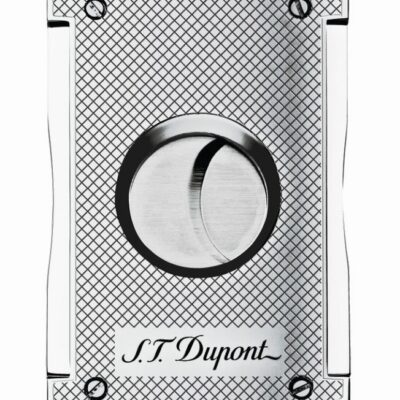 S.T. Dupont Maxijet Cigar Cutter - Chequered Chrome