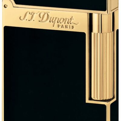 S.T. Dupont Ligne 2 Lighter - Black & Gold