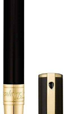 S.T. Dupont D-Initial Fountain Pen - Black & Gold