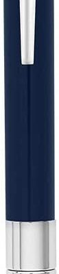 S.T. Dupont D-Initial Ballpoint Pen - Blue & Chrome